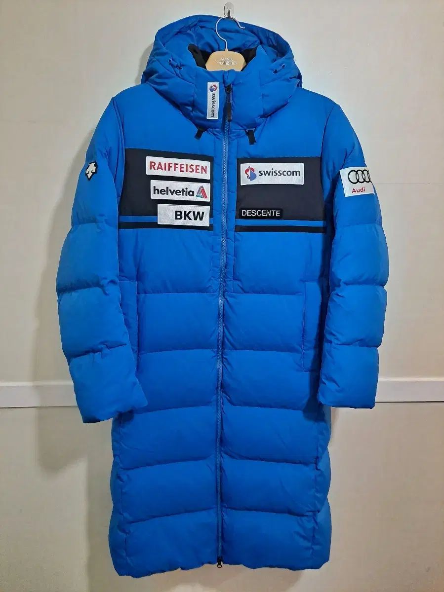デサント スイス スキーチーム ロングダウンジャケット ロング丈