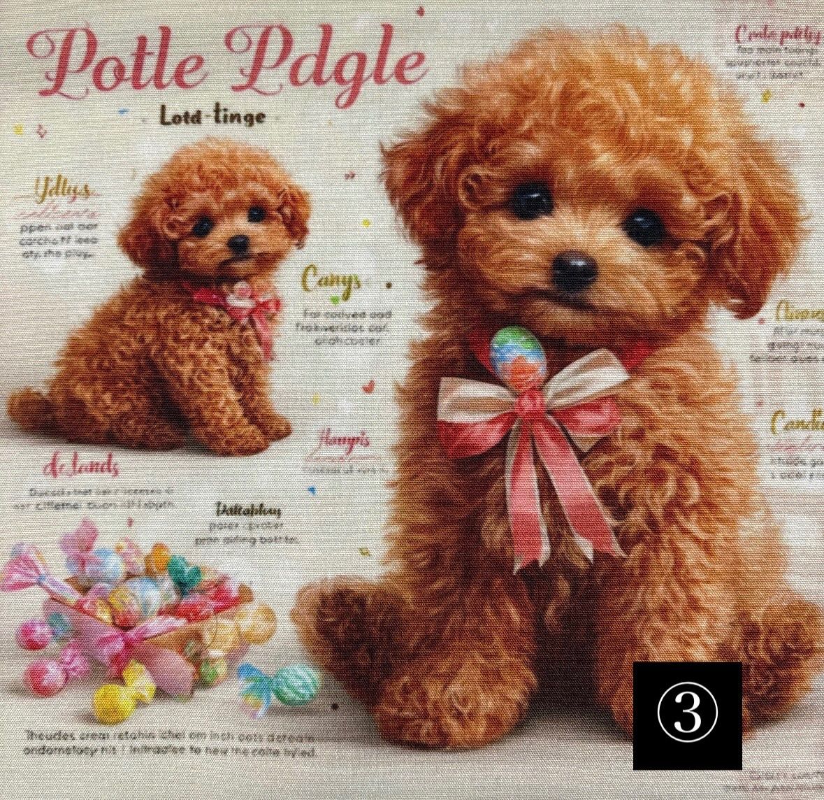 ハンドメイド オーダーページ パネル トートバッグ ポーチ トイ