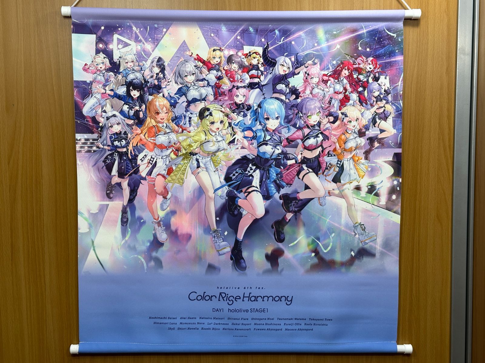 hololive 6th fes. Color Rise Harmony キービジュアルタペストリー 3