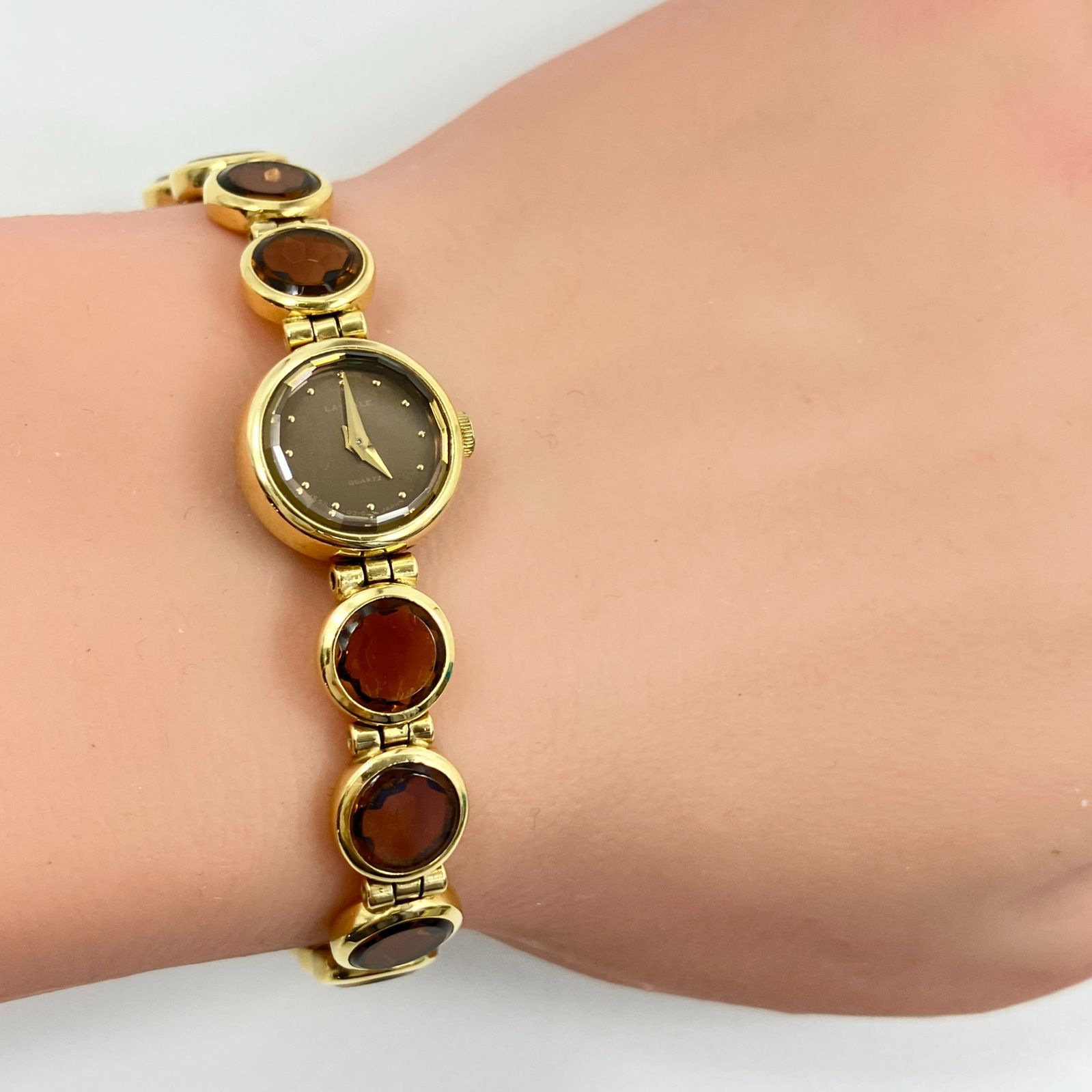 レア】 希少 セイコー ラサール LASSALE 1E50-0129 クォーツ ブレス