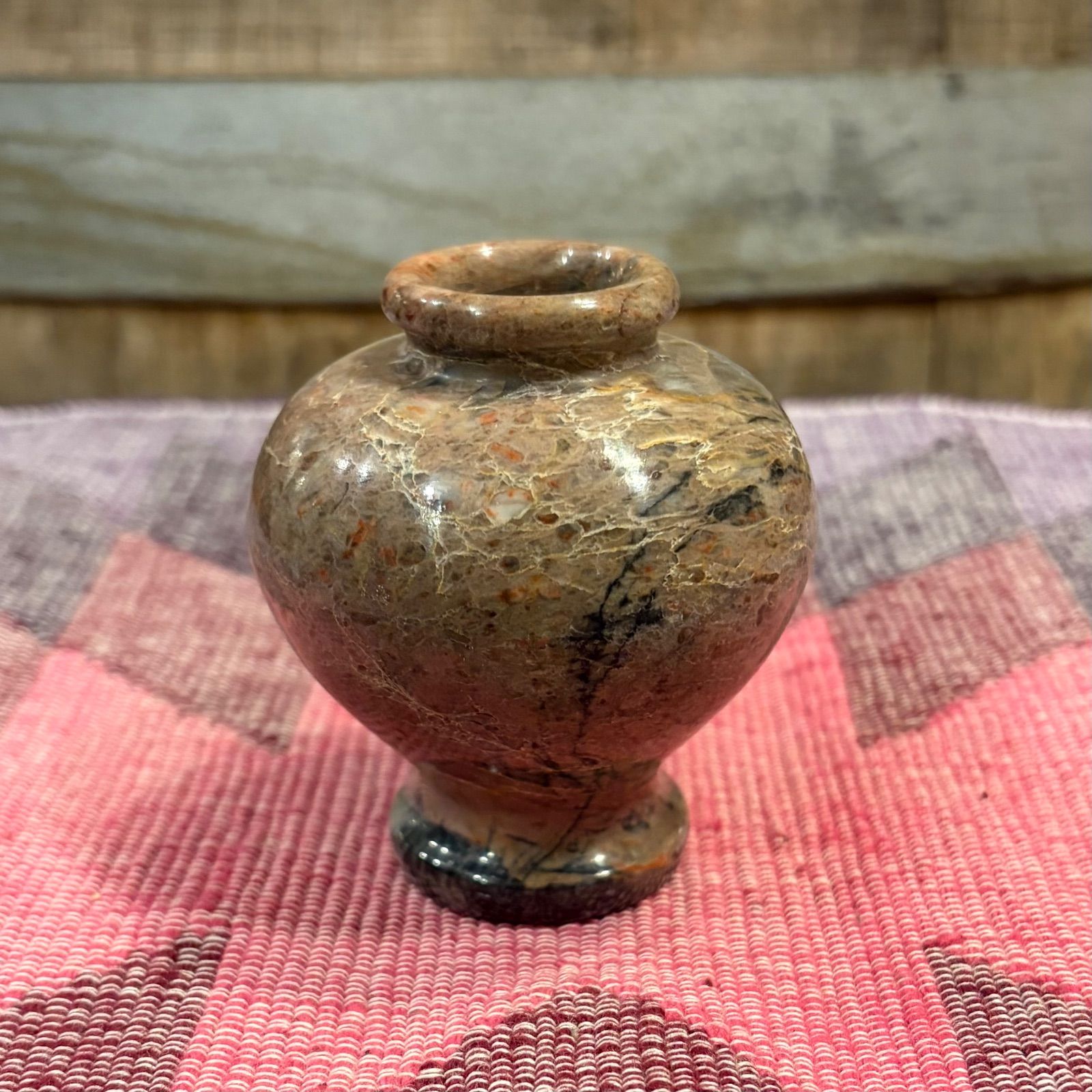 イタリア ローマ買い付け 大理石のフラワーベース 大理石の壺 - メルカリ