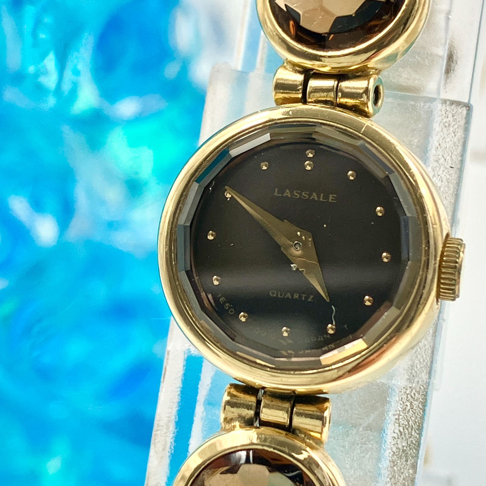 レア】 希少 セイコー ラサール LASSALE 1E50-0129 クォーツ ブレス