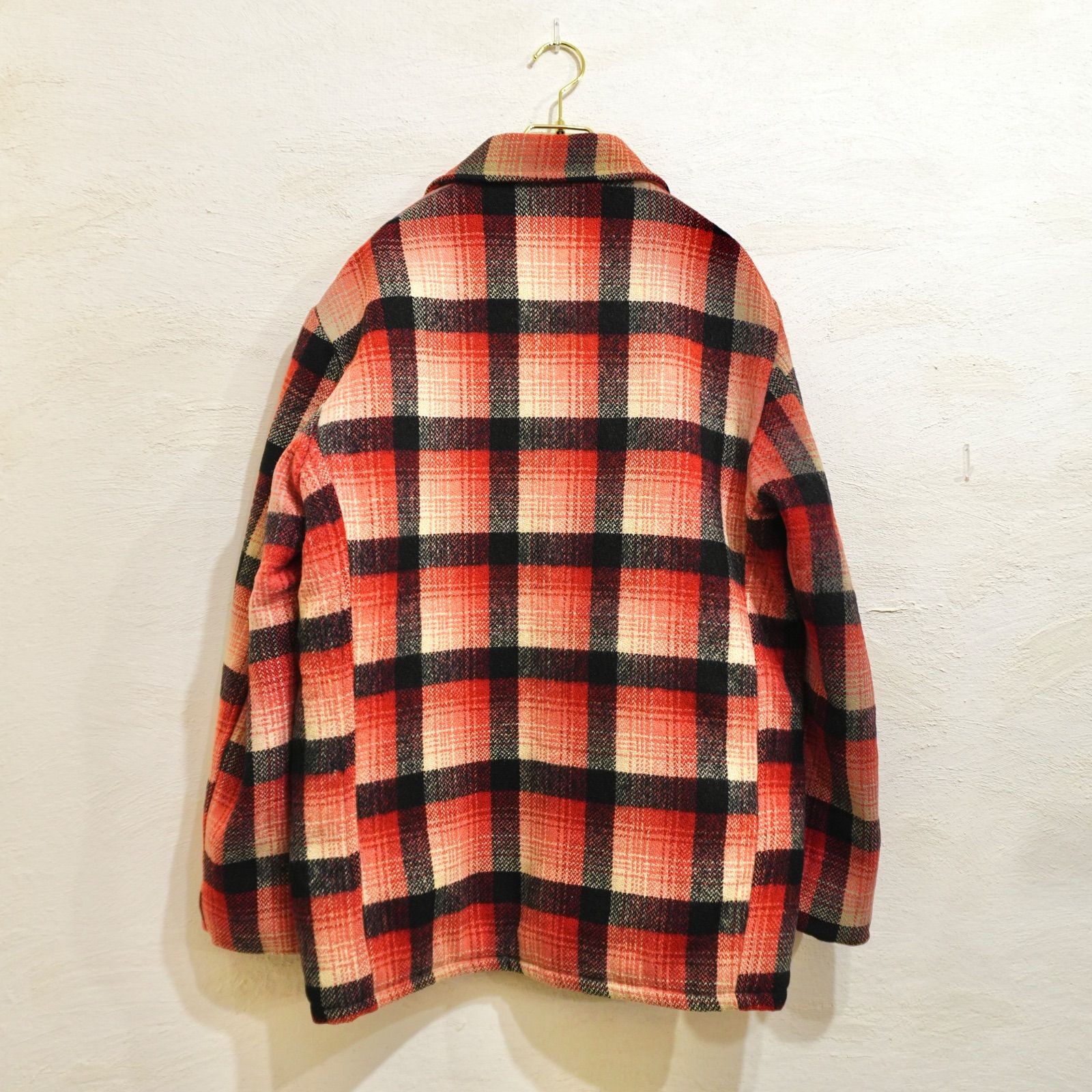 1950-60年代 ウール チェック ジャケット 38~40程度 ヴィンテージ