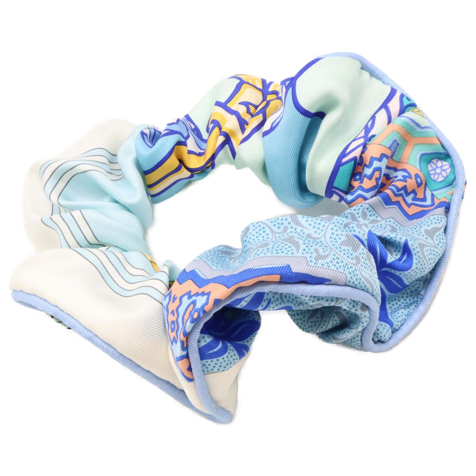 HERMES エルメス 【美品】クラウディア シルク シュシュ - メルカリ