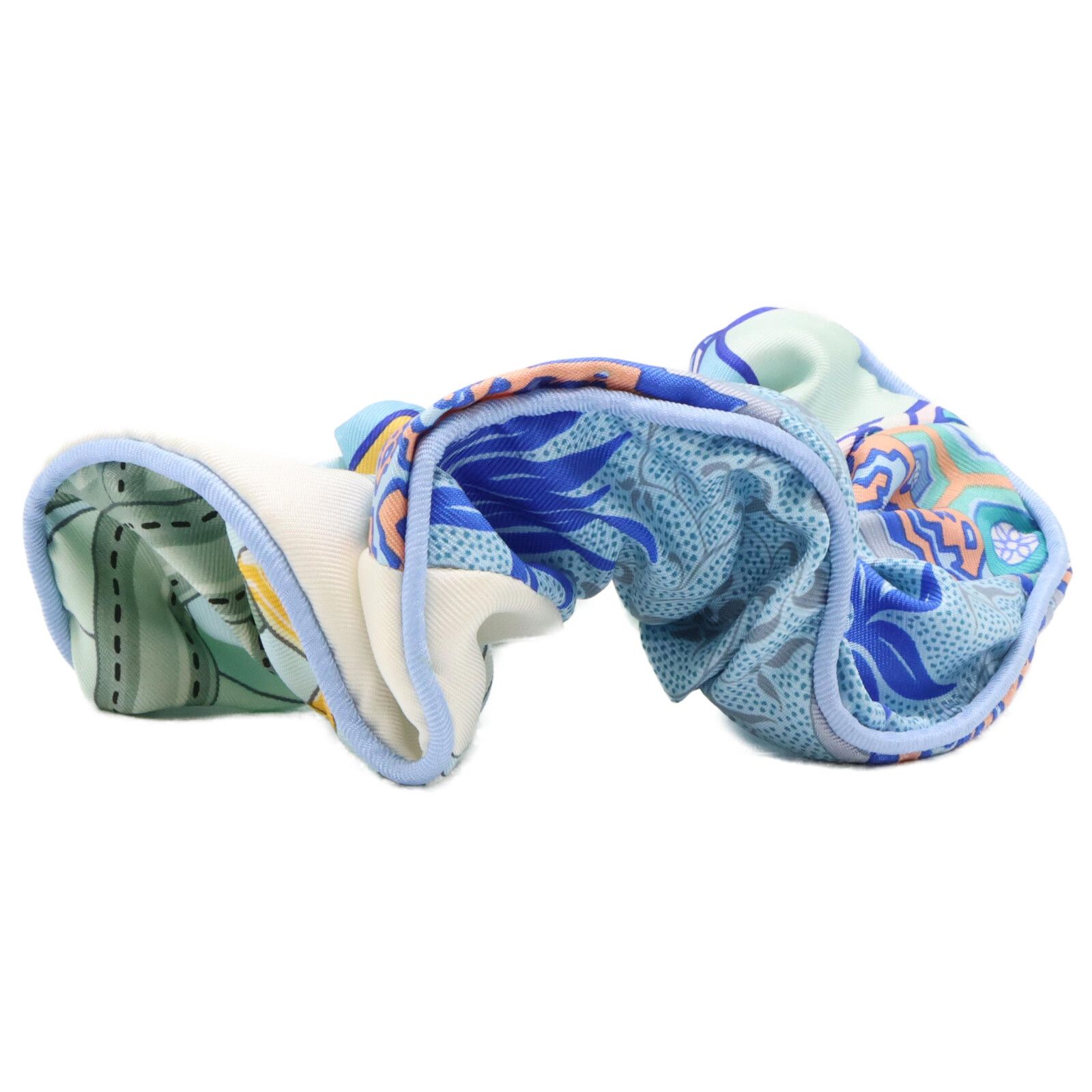 HERMES エルメス 【美品】クラウディア シルク シュシュ - メルカリ