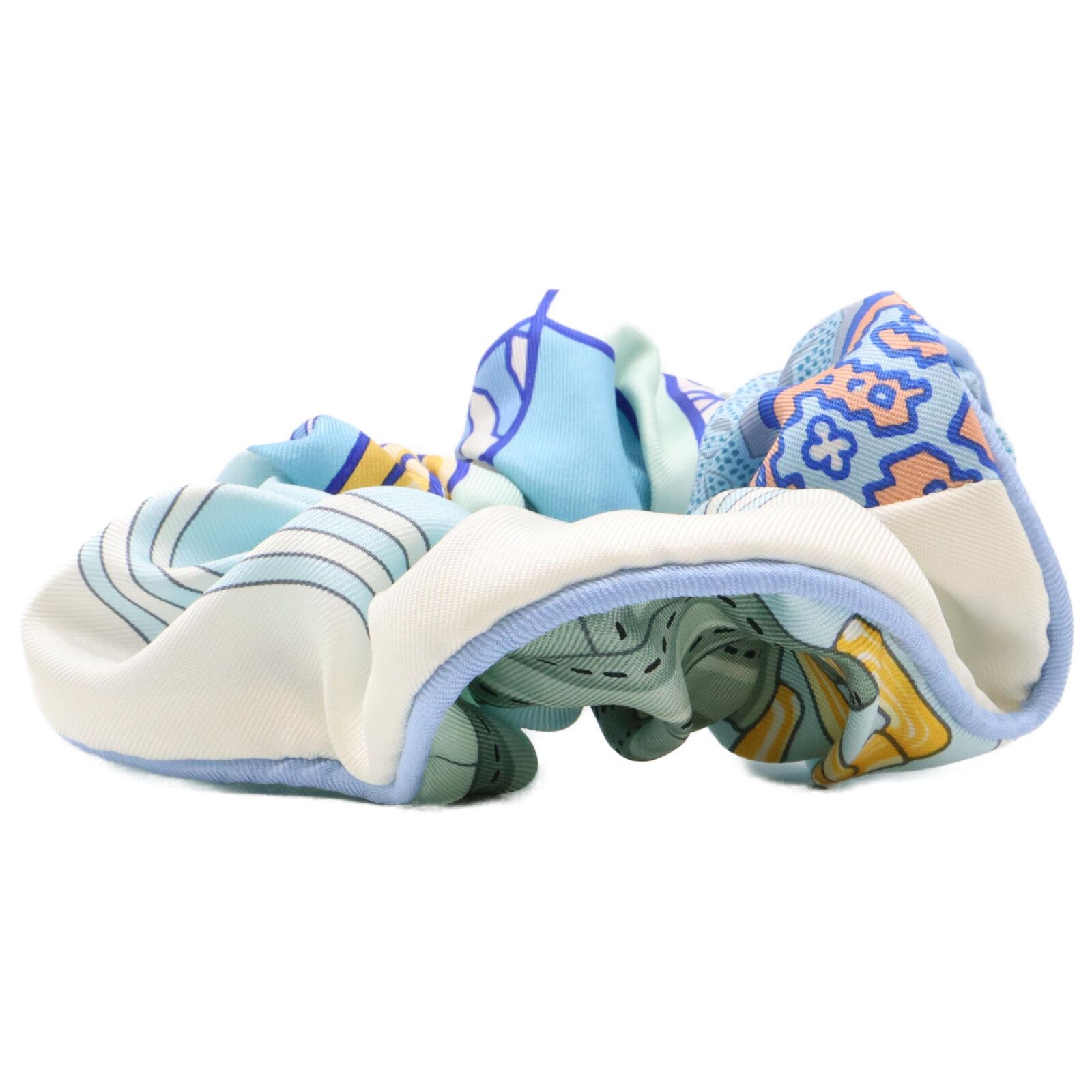 HERMES エルメス 【美品】クラウディア シルク シュシュ - メルカリ