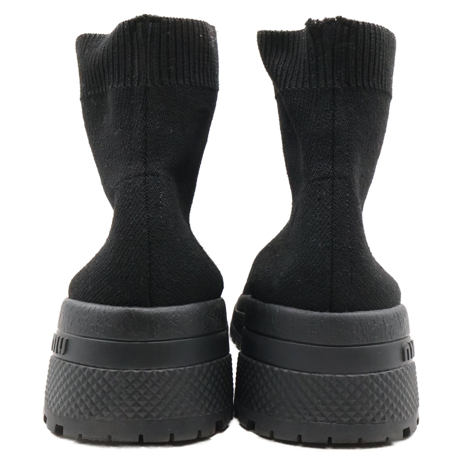 MIUMIU ミュウミュウ ソックスブーツ/ 37 - メルカリ