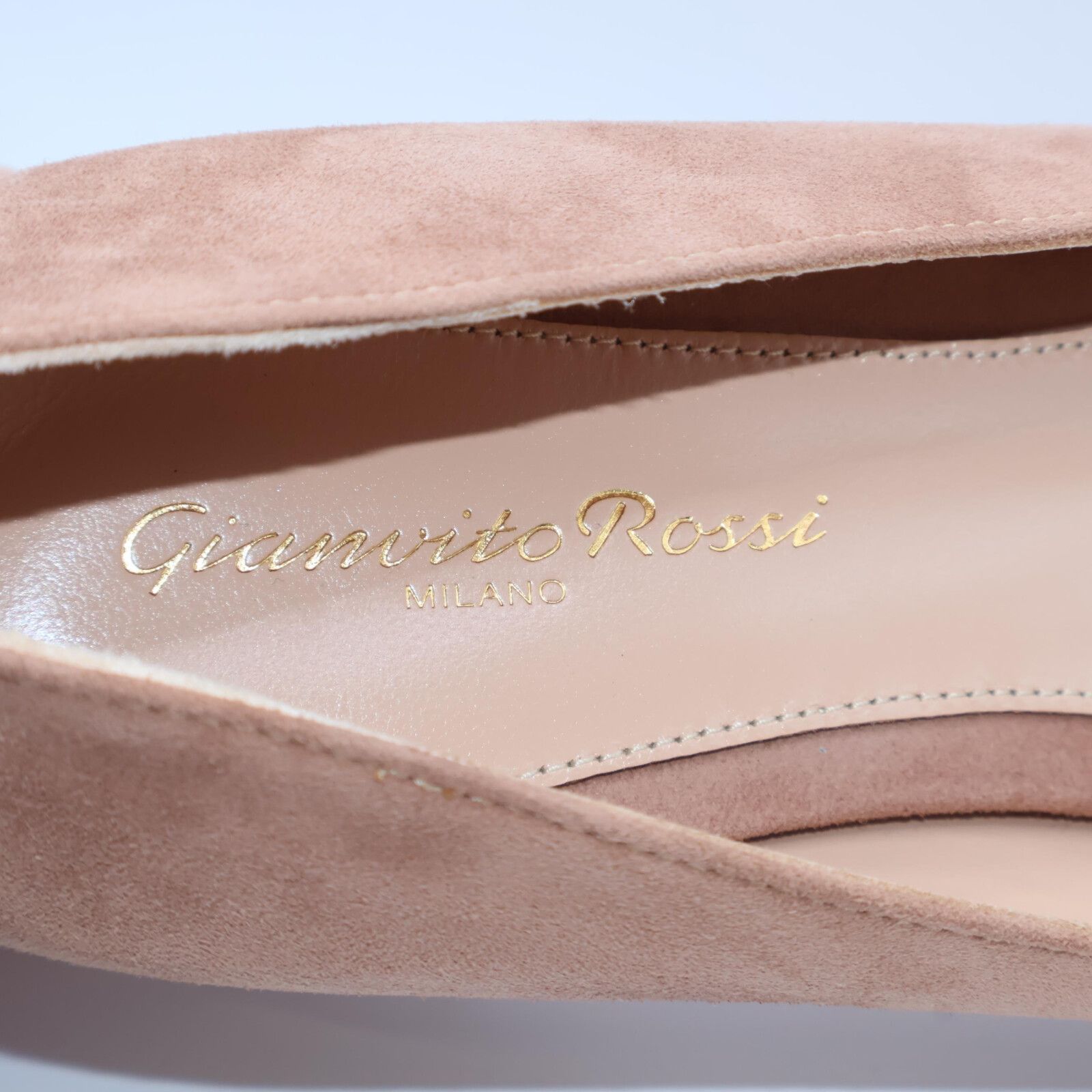 Gianvito Rossi ジャンヴィトロッシ 【新品同様】スエード ポイン