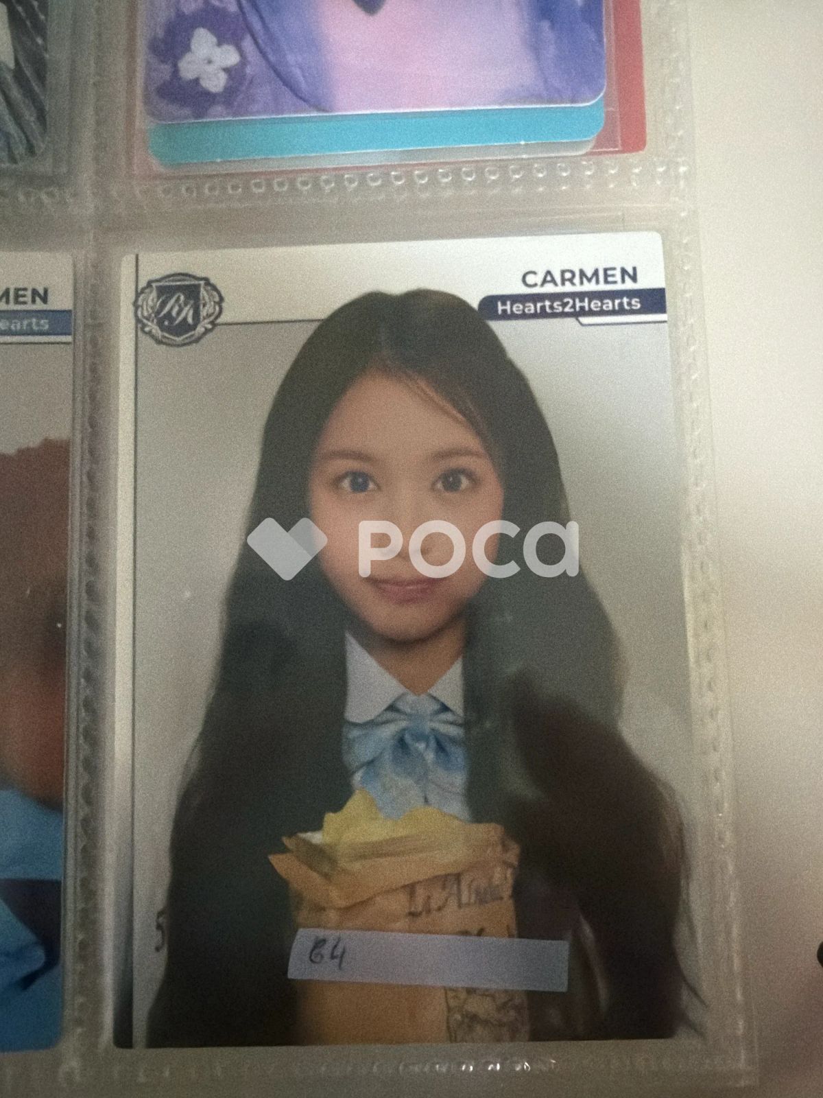Hearts2Hearts カルメン TELECA COLLECTION CARD 2025 K-POP ROOKIE