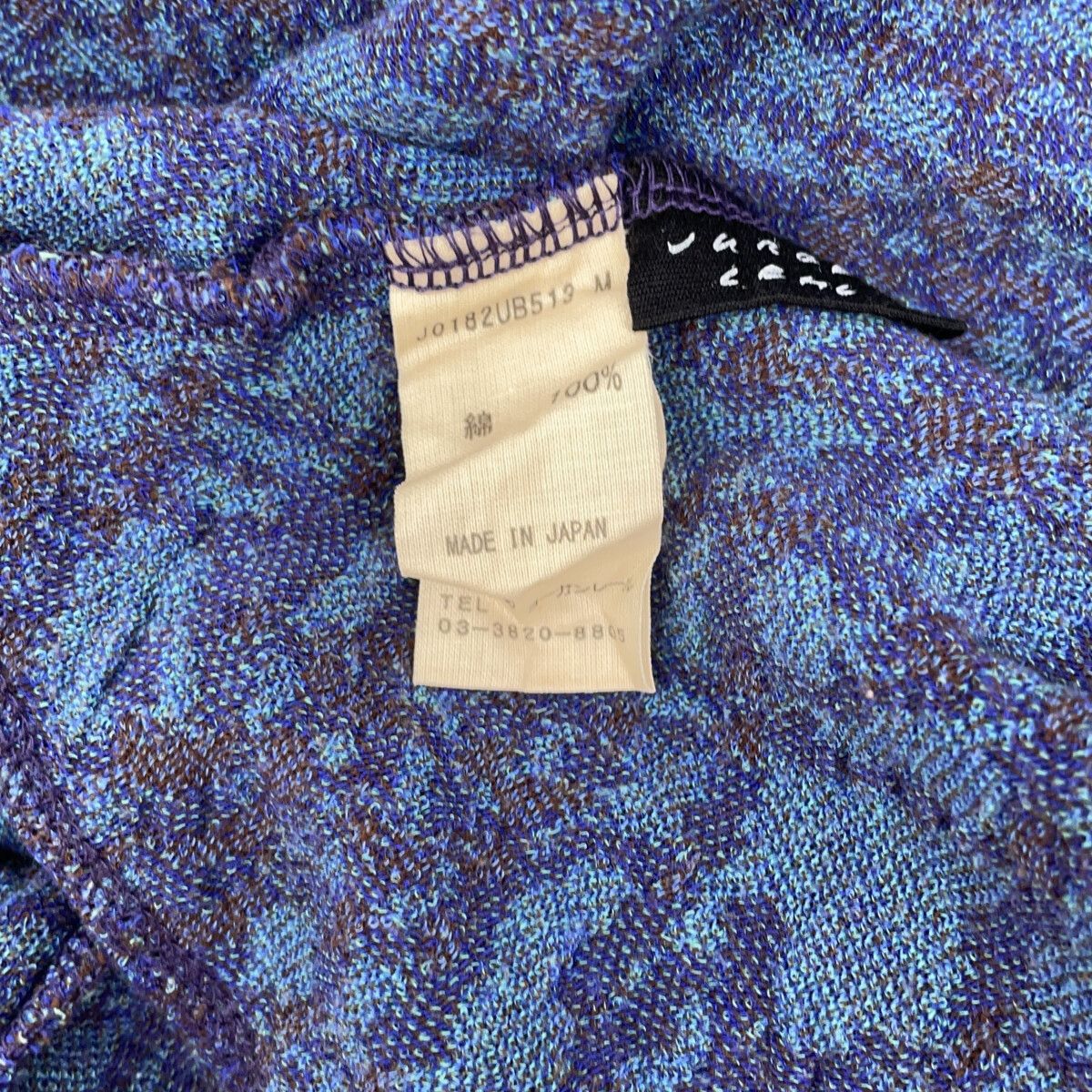 Jurgen Lehl ヨーガンレール 総柄ボトルネックカッソトー 日本製