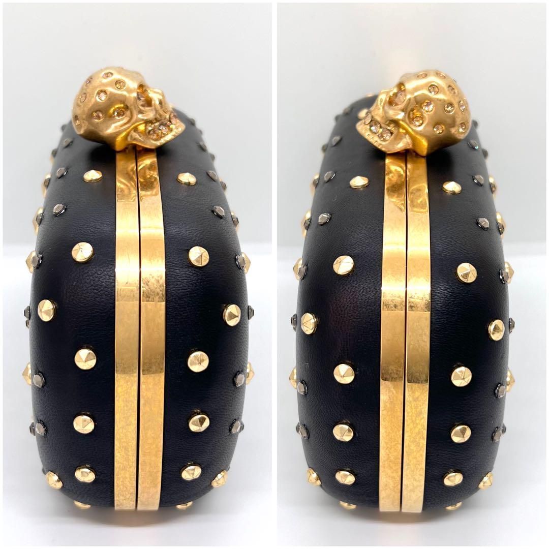 希少☆ アレキサンダーマックイーン AlexanderMcQueen スカル クラッチ