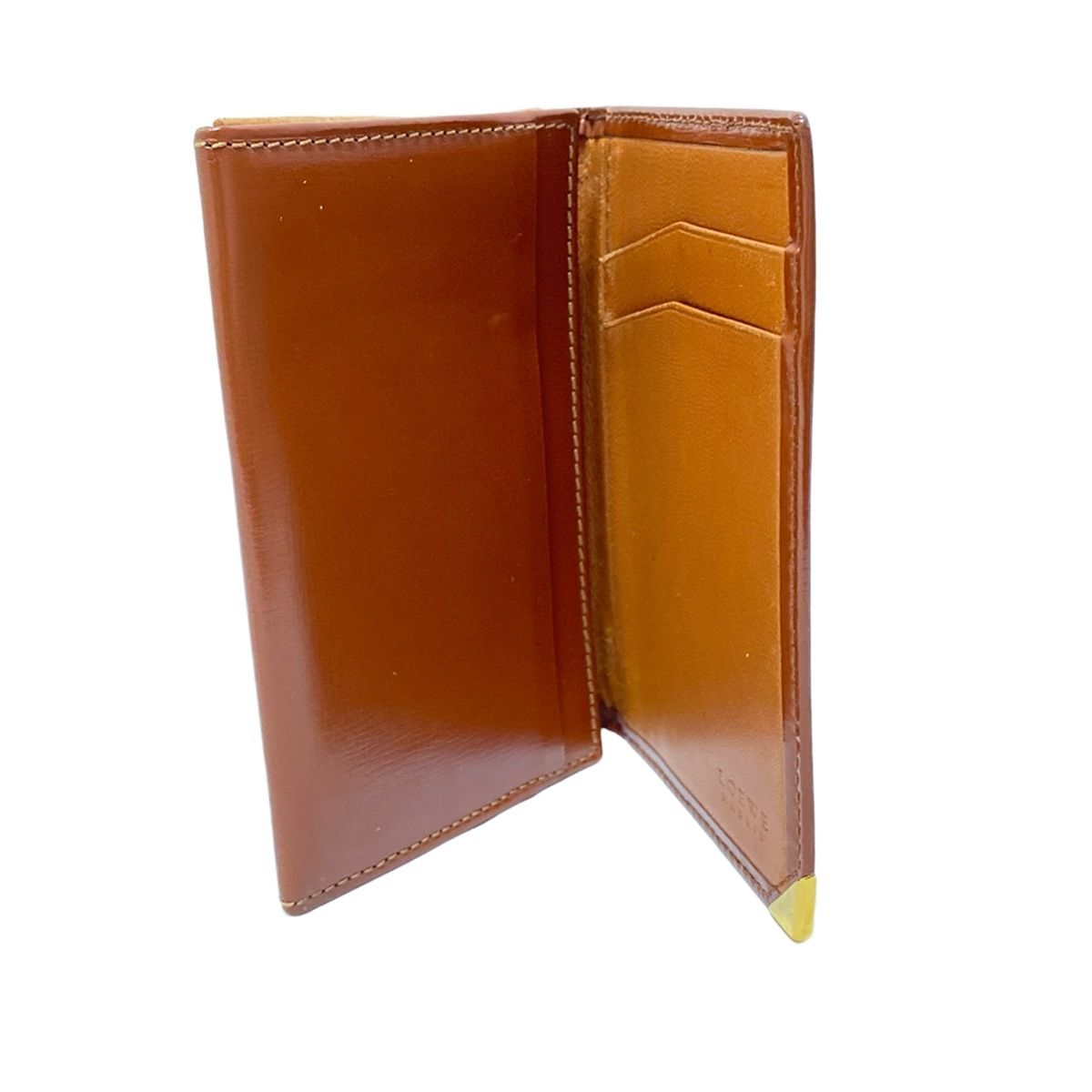 LOEWE(ロエベ) 名刺入れ - ブラウン レザー - メルカリ