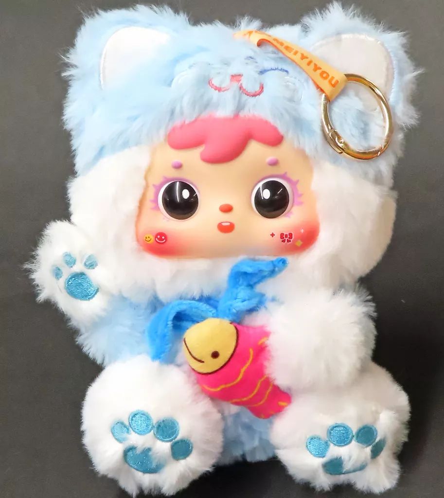 【中古】ぬいぐるみマスコット・ぬいぐるみバッジ ネンネンユウギョにゃん 「Samuel 招きねこマスコット vol.8」