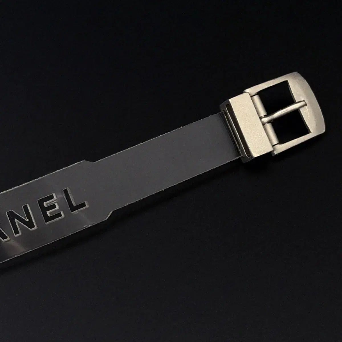 シャネル 99P クリア PVC スリム ベルト - メルカリ