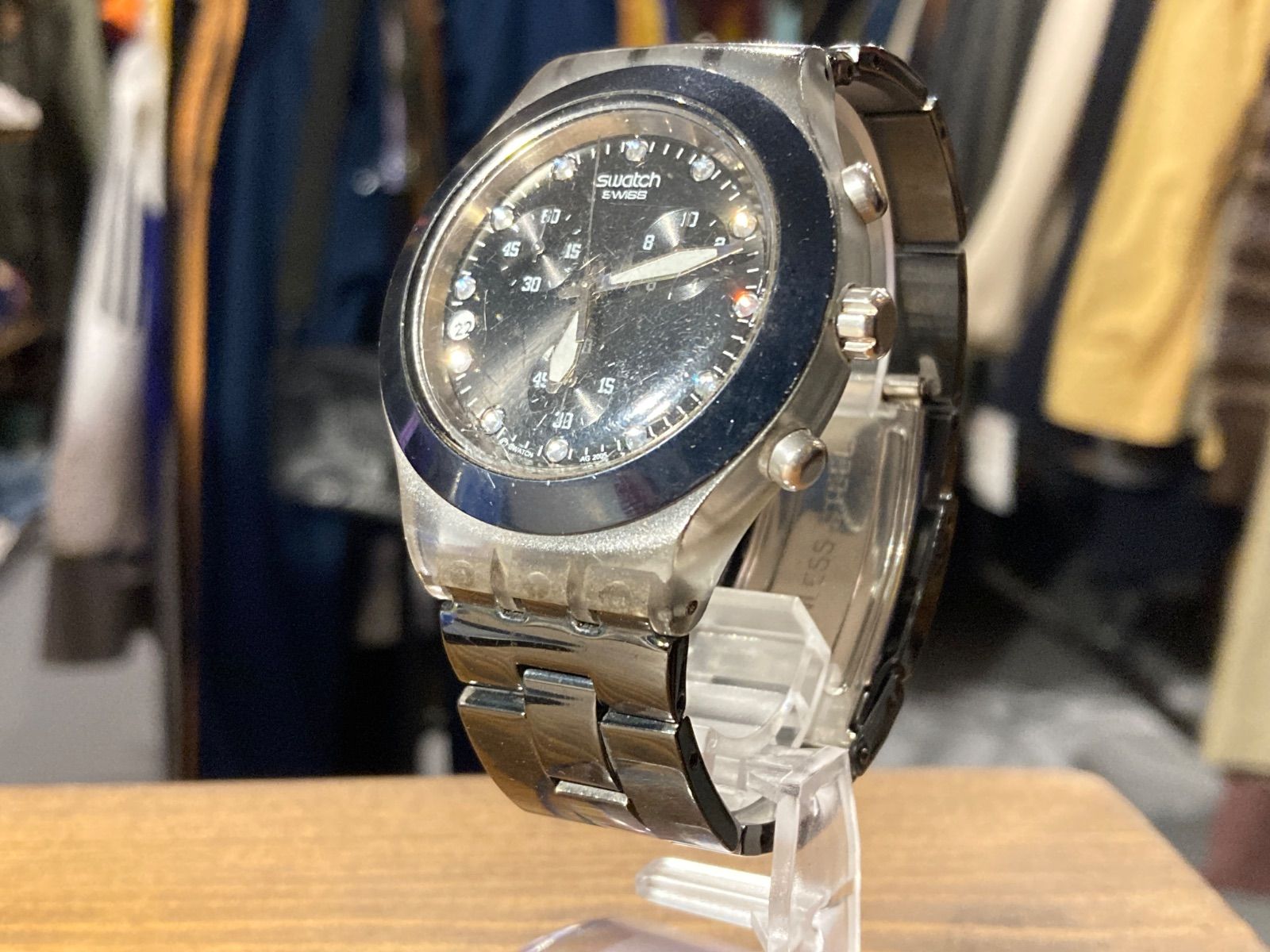 MP078) Swatch スウォッチ IRONY アイロニー FULL BLOODED NIGHT 電池 