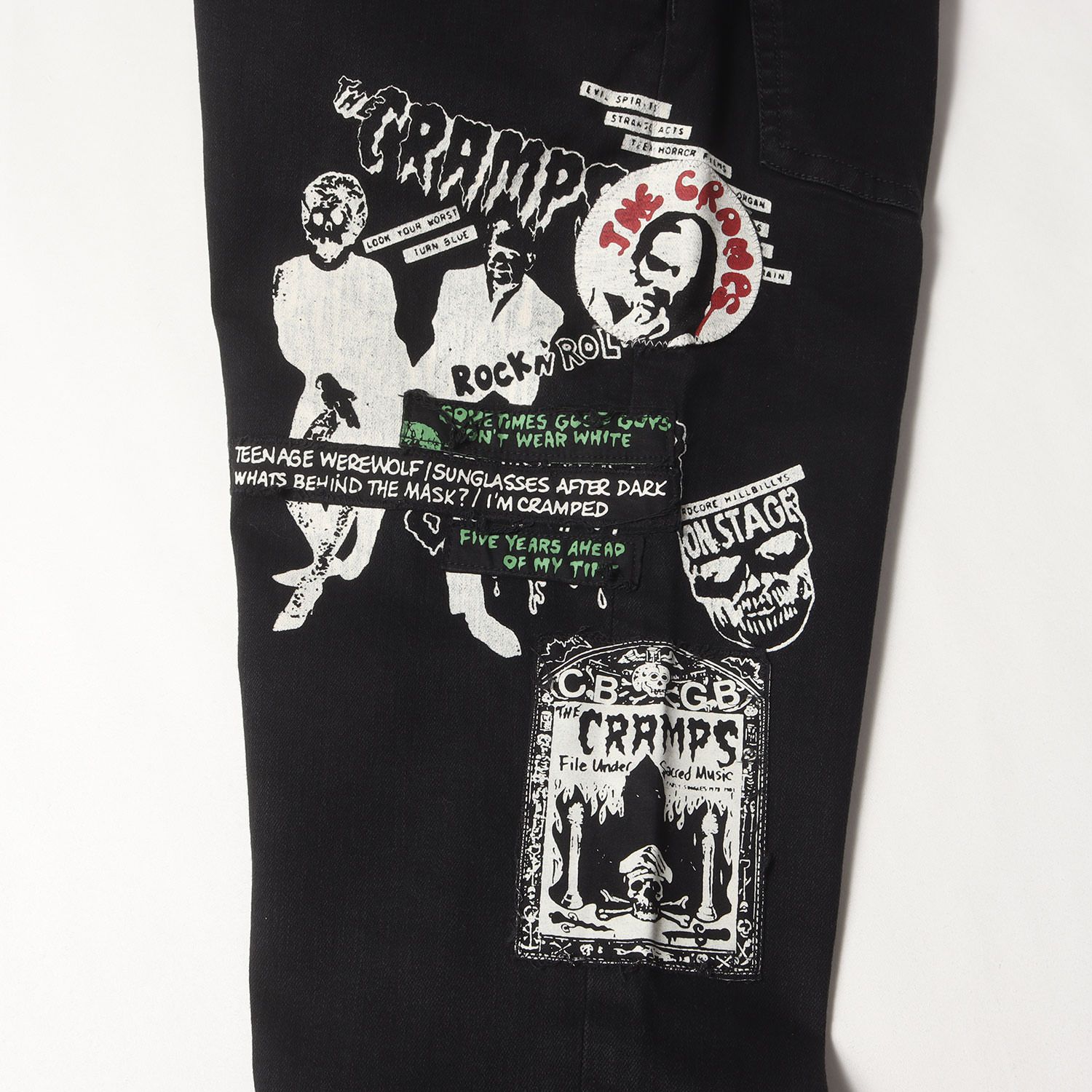 新品同様】HYSTERIC GLAMOUR ヒステリックグラマー パンツ ブラック 黒