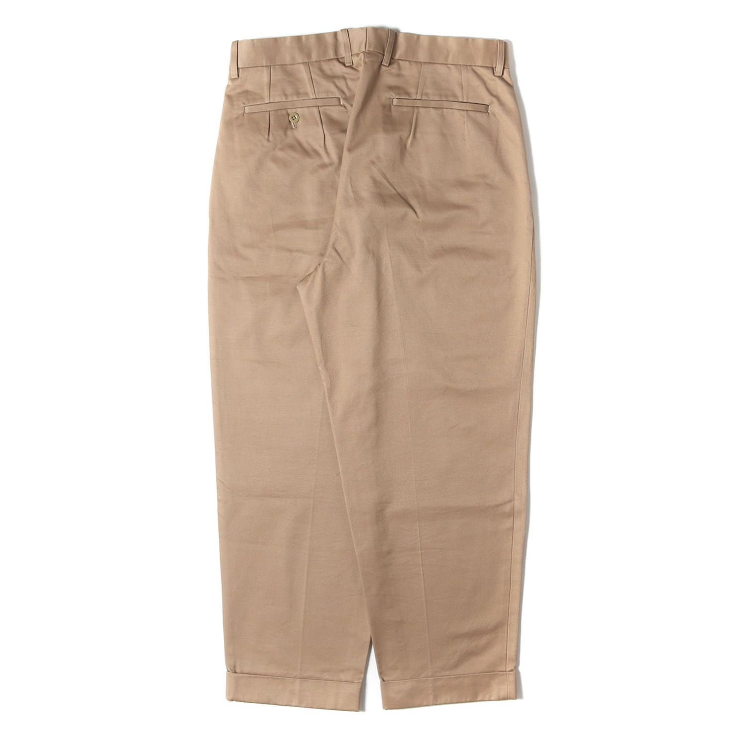 SCYE BASICS サイ ベーシック パンツ ベージュ サイズ:38 | ツータック