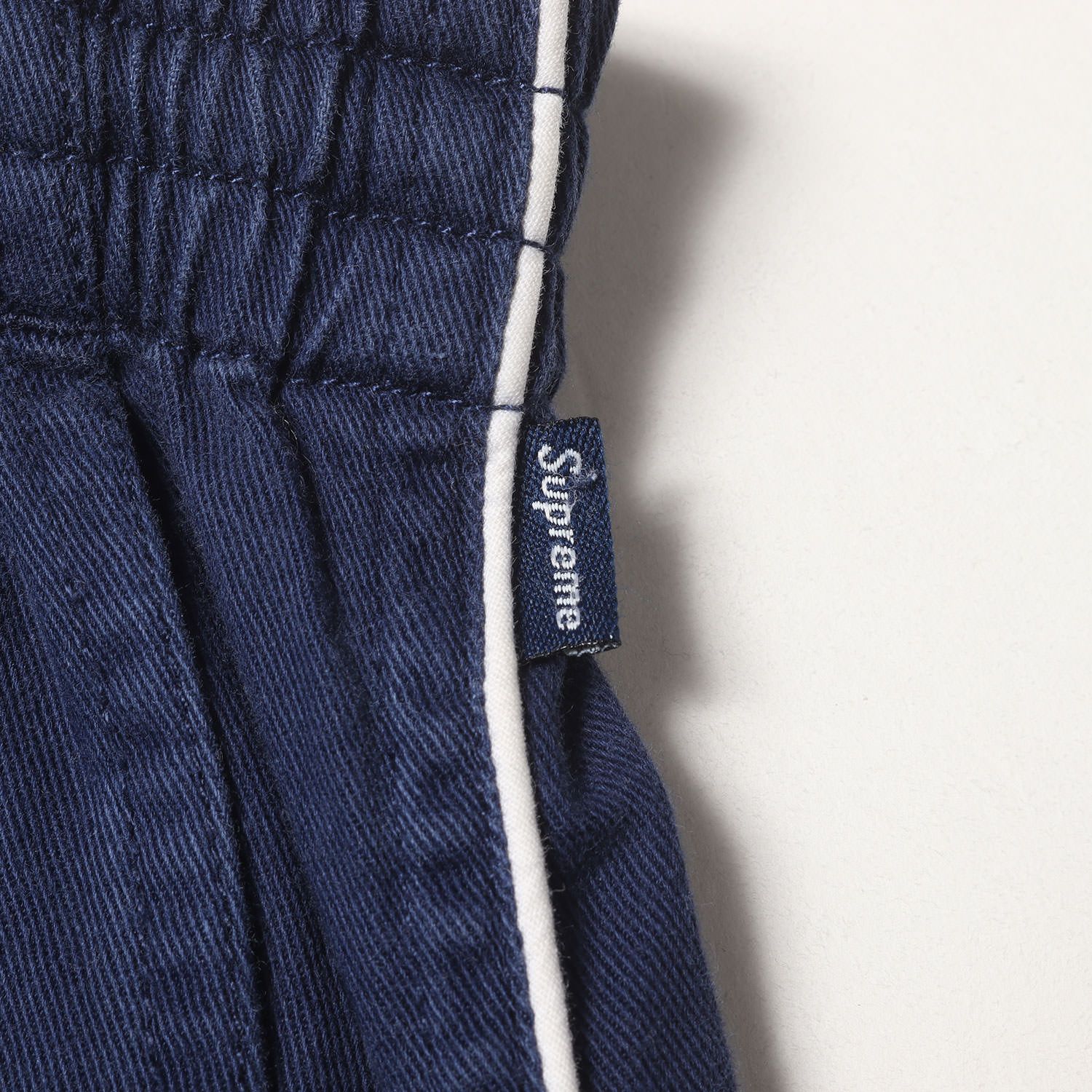 Supreme シュプリーム パンツ ネイビー 紺 サイズ:S | サイド
