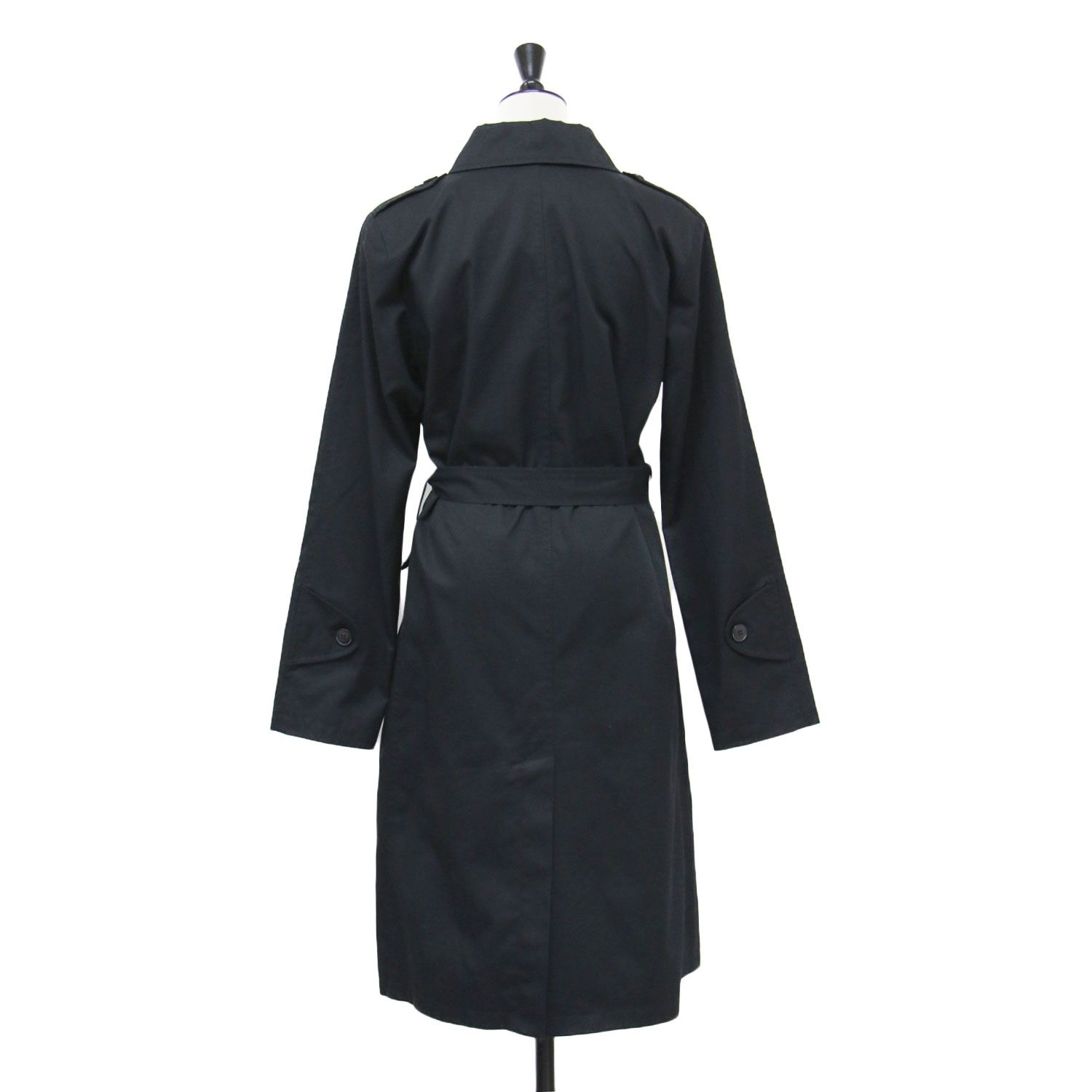 美品】agnes b. アニエスベー コート ブラック 黒 サイズ:36(S