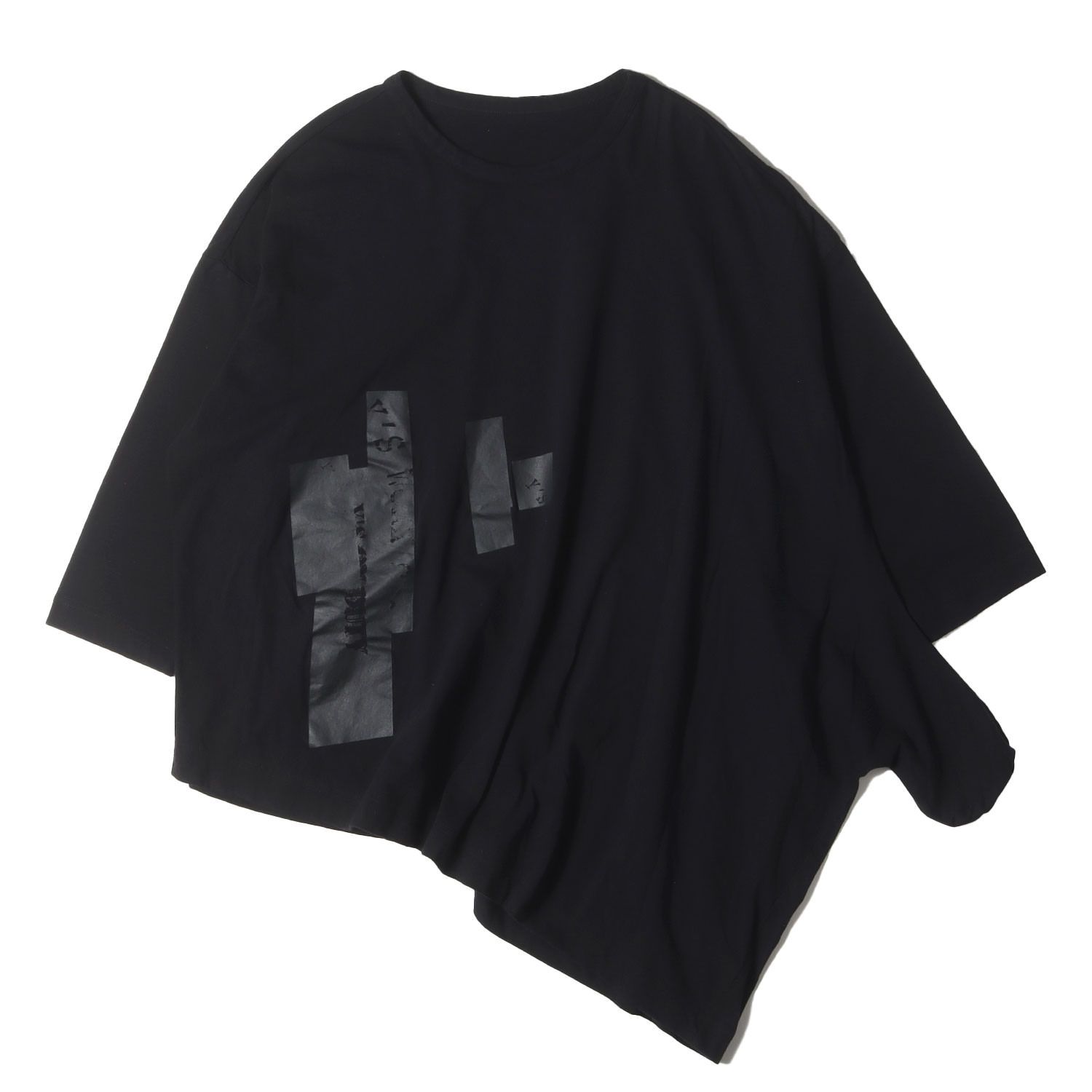 Yohji Yamamoto ヨウジヤマモト カットソー ブラック 黒 サイズ:2