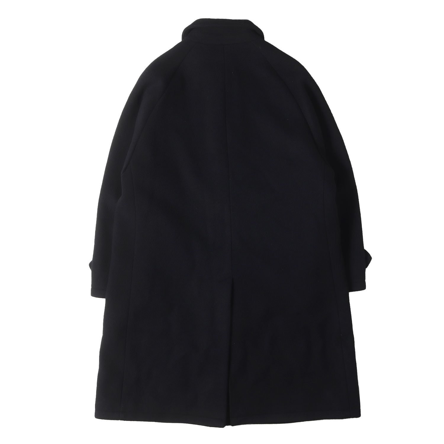 WACKO MARIA ワコマリア コート ブラック 黒 サイズ:M | 22AW メルトンウール 裏地レオパード バルカラーコート (BAL COLLAR COAT) | アウター ジャケット 上着【メンズ】【中古】 WACKO MARIA ワコマリア コート ブラック 黒 サイズ:M | 22AW メルトン