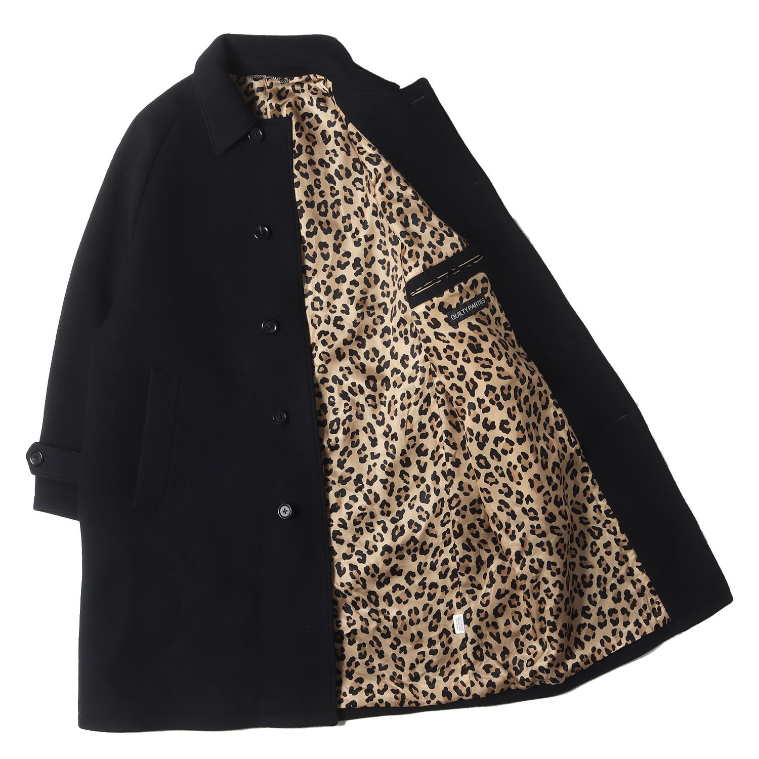 WACKO MARIA ワコマリア コート ブラック 黒 サイズ:M | 22AW メルトン