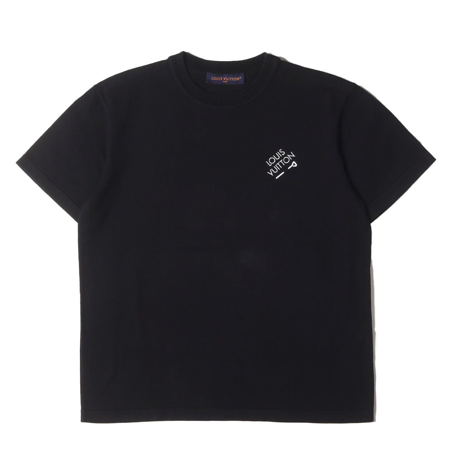 美品】LOUIS VUITTON ルイヴィトン Tシャツ ブラック 黒 サイズ:L