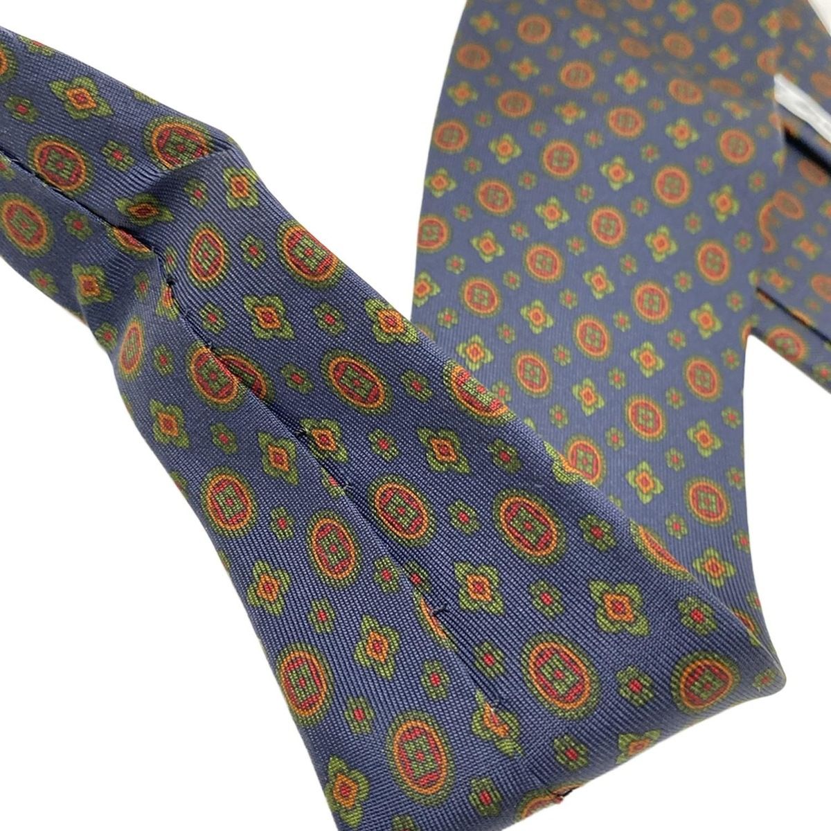 E.MARINELLA(マリネッラ) ネクタイ メンズ - ダークネイビー×レッド