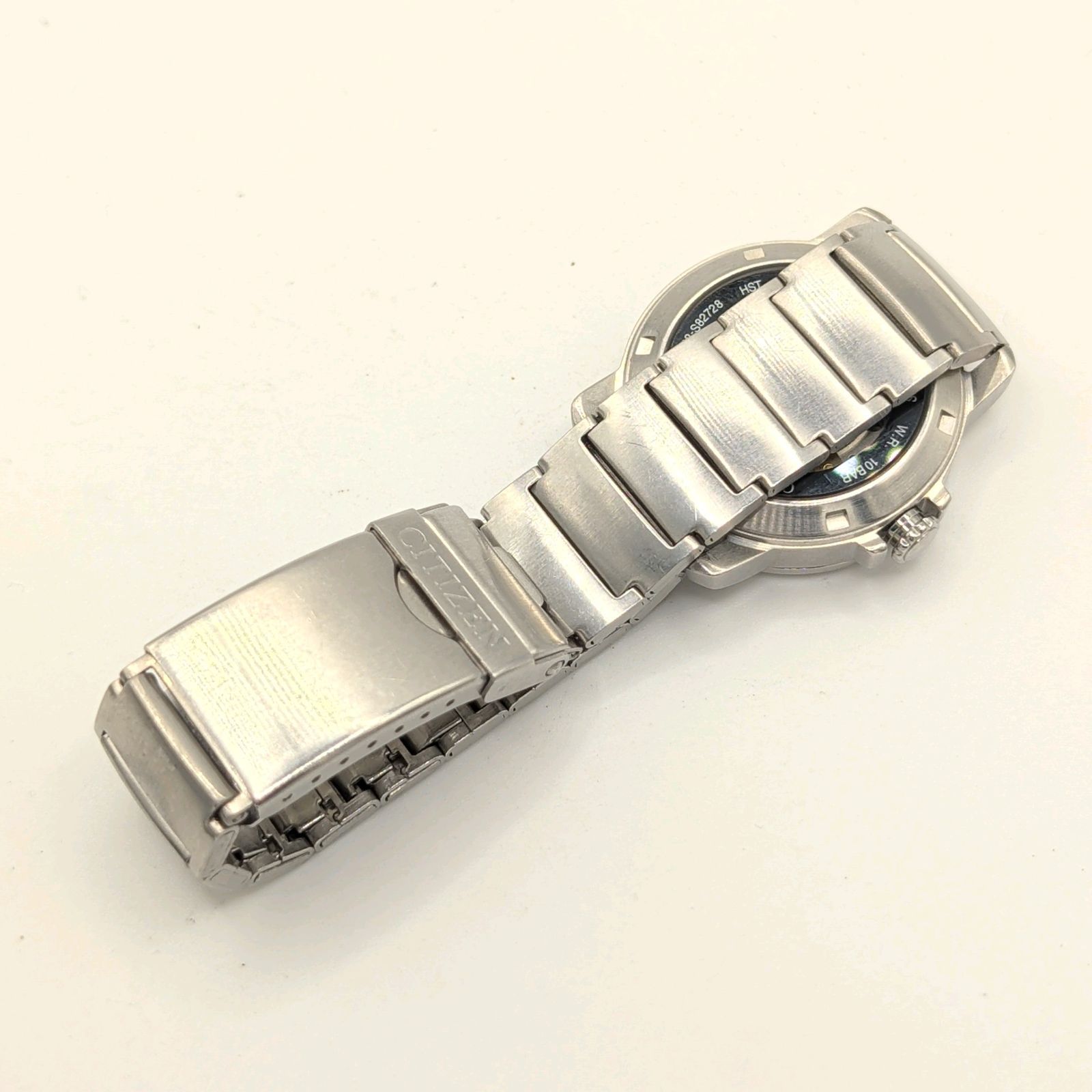 CITIZEN/シチズン 裏スケ 8228-S82728 黒文字盤 自動巻 動作品 【公式 