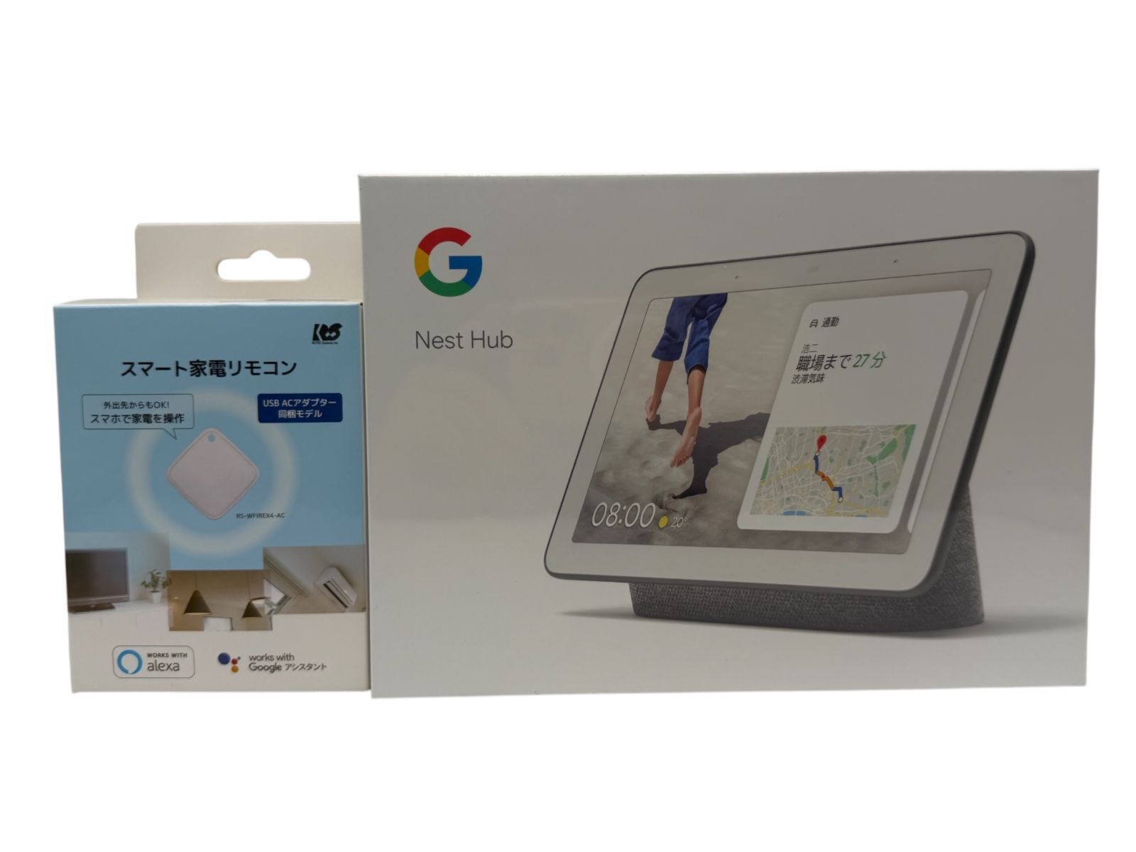 未使用品】セット Nest Hub スマート家電リモコン Google GA00515-JP