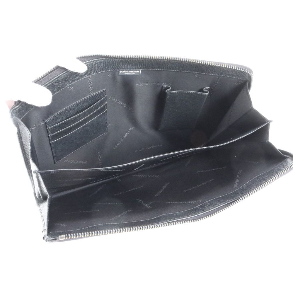 美品 D&G ドルチェアンドガッバーナ レザー セカンドバッグ クラッチ