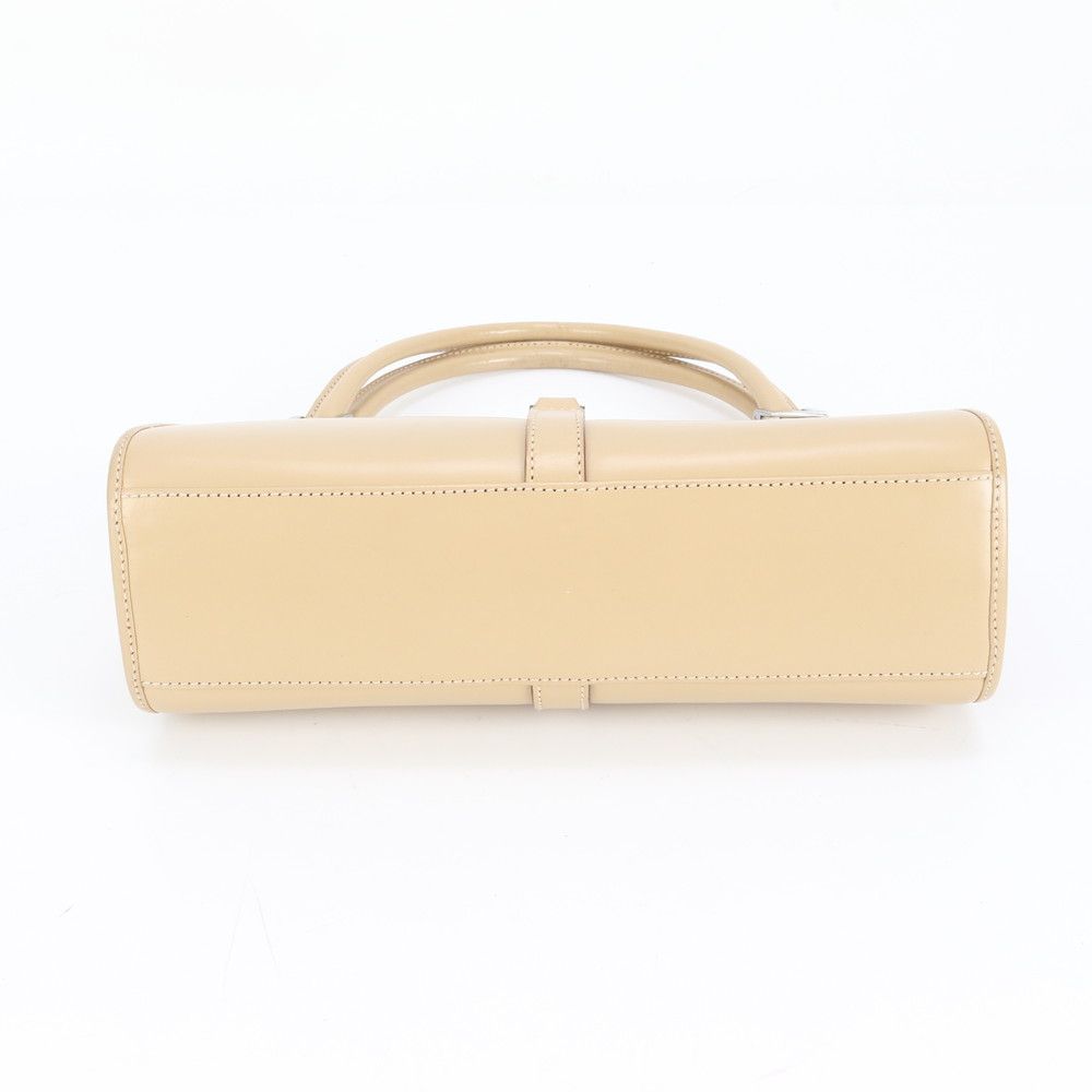 極美品 グッチ ジャッキー ベージュ 002 1068 レザー ハンドバッグ 本