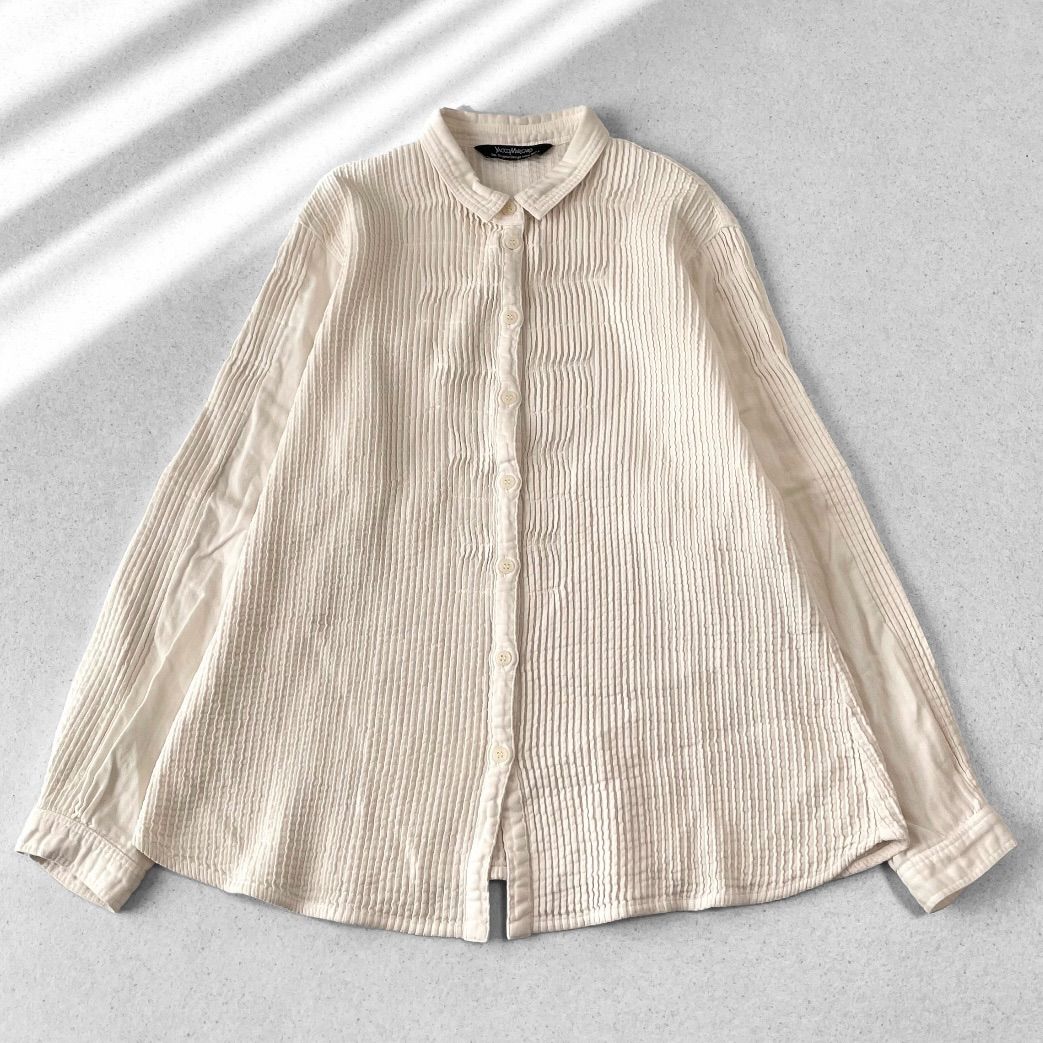 YACCOMARICRAD ヤッコマリカルド ダブルガーゼブラウス ピンタック