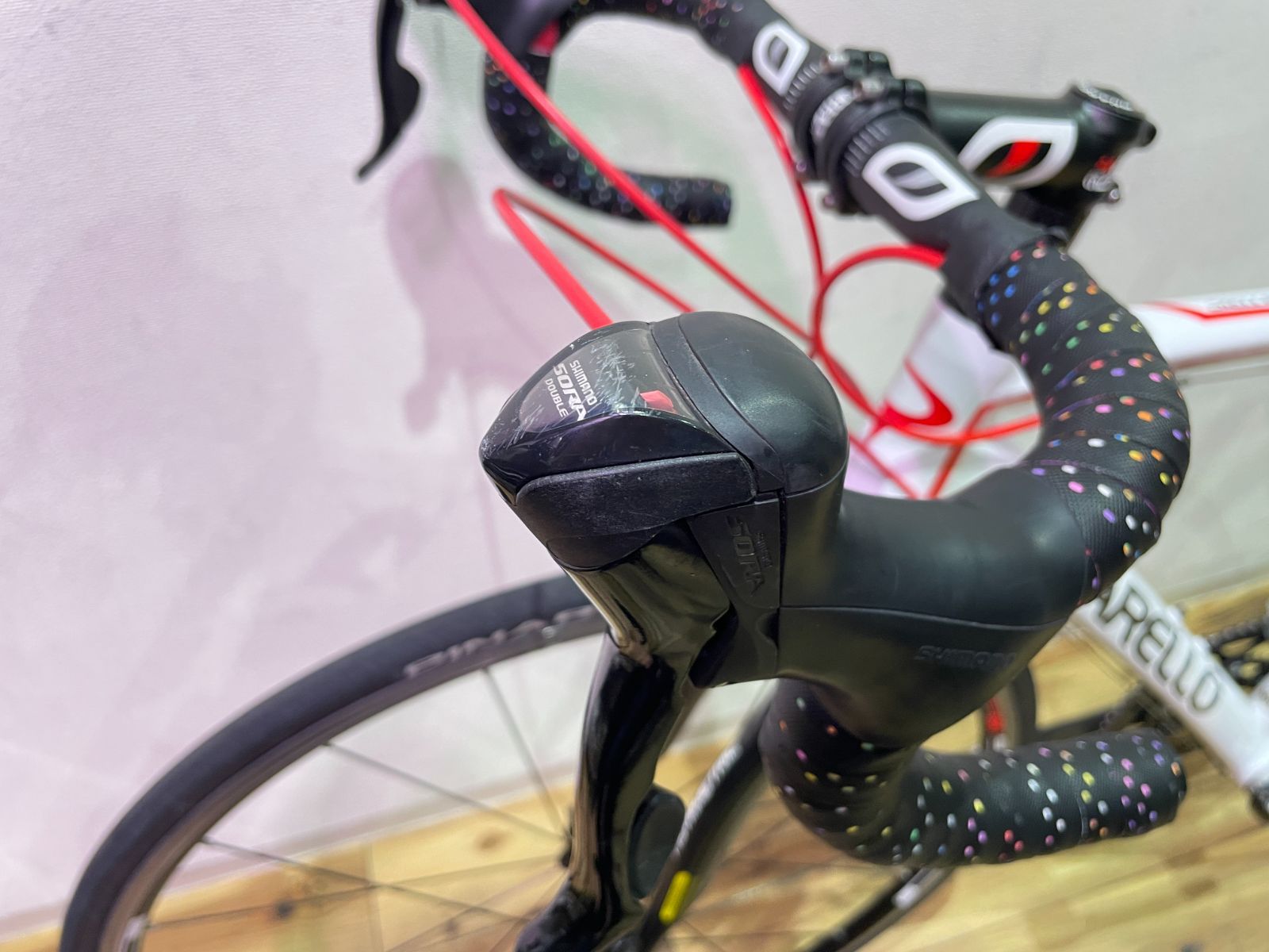 □USED□PINARELLO ピナレロ NEOR T6 ネオール T6 ホワイトレッド 2014