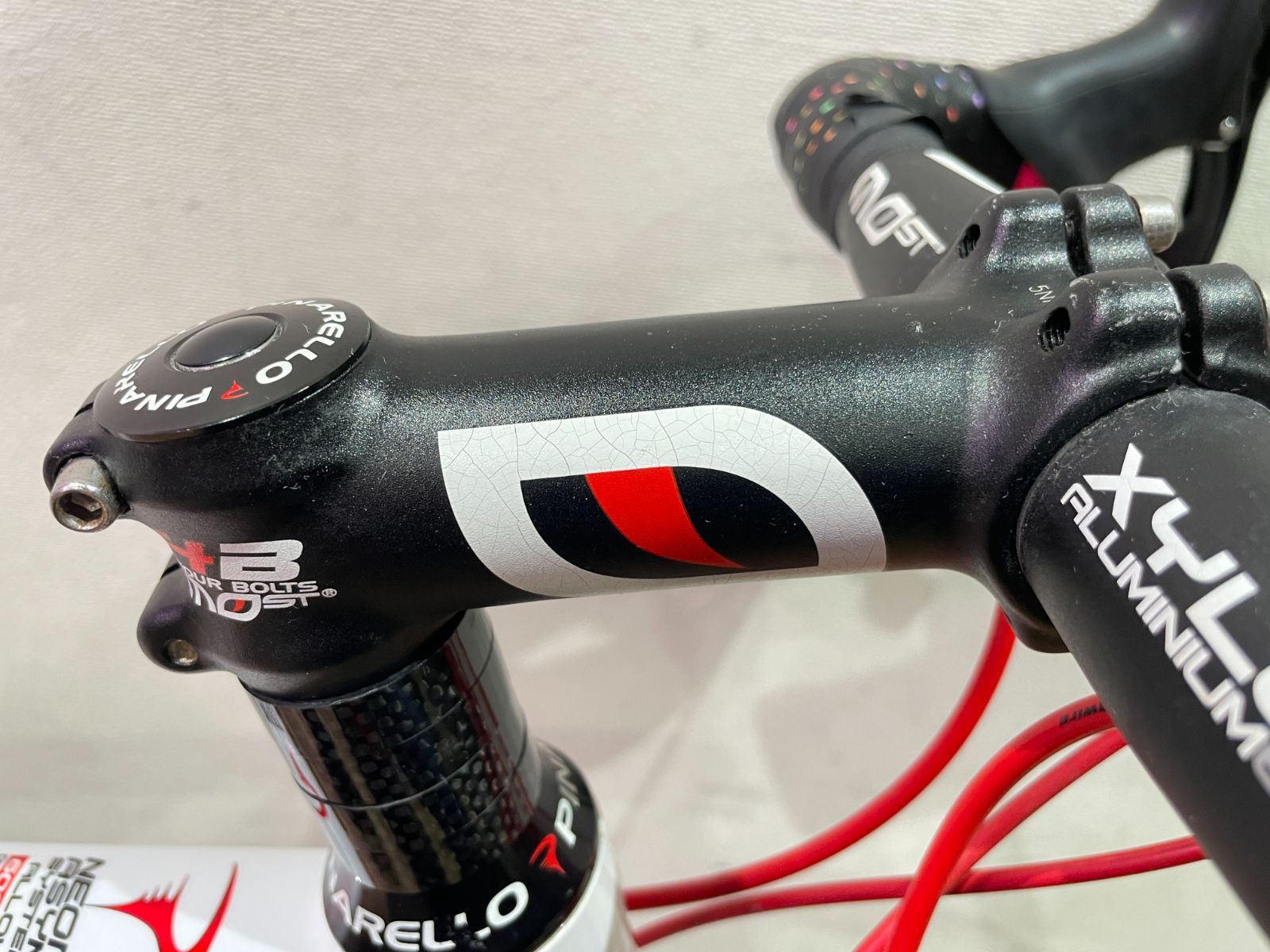 □USED□PINARELLO ピナレロ NEOR T6 ネオール T6 ホワイトレッド 2014
