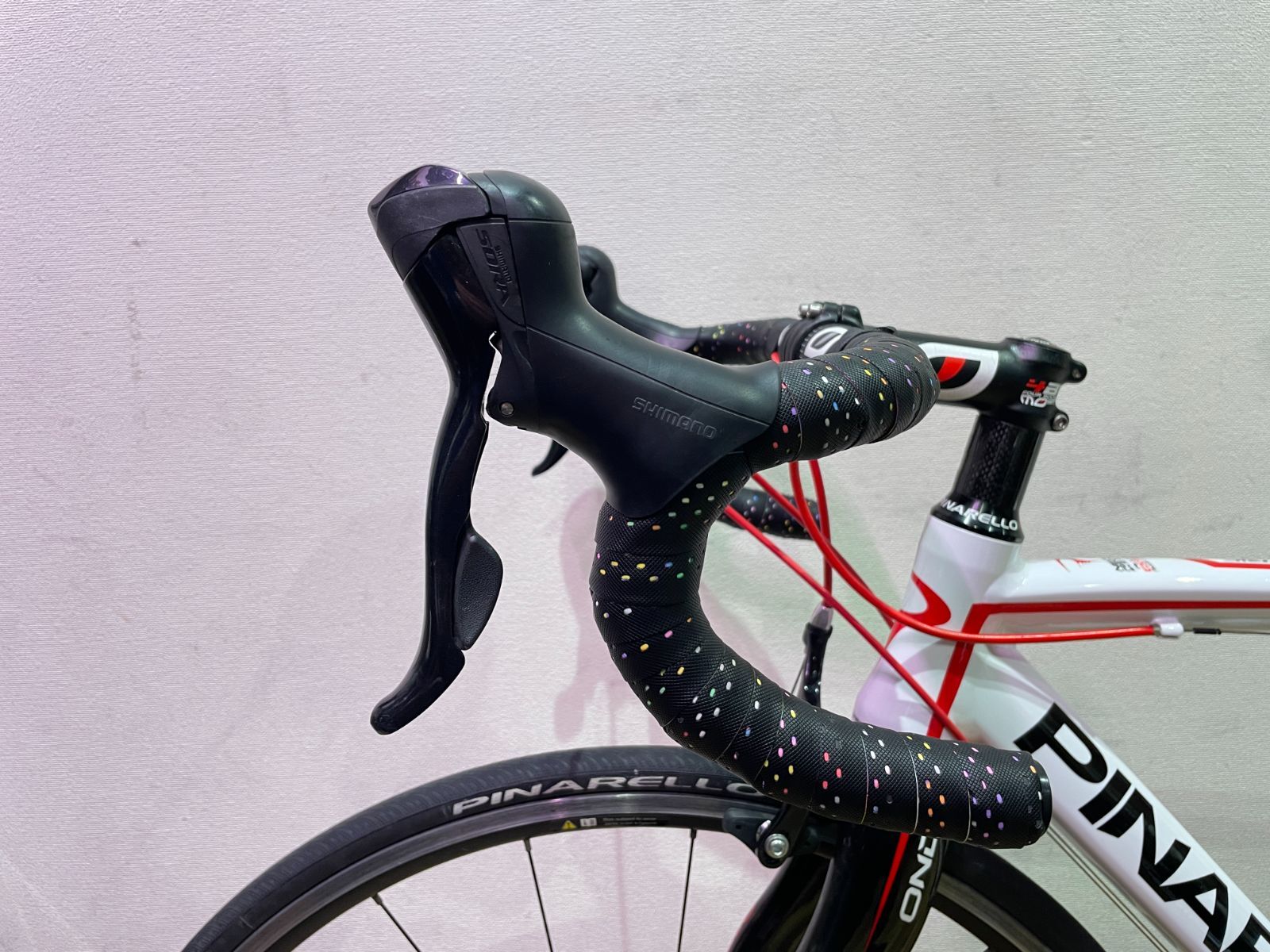 □USED□PINARELLO ピナレロ NEOR T6 ネオール T6 ホワイトレッド 2014