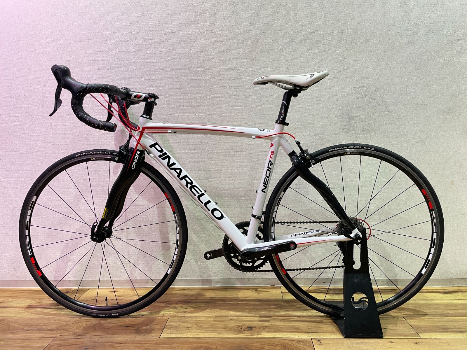 □USED□PINARELLO ピナレロ NEOR T6 ネオール T6 ホワイトレッド 2014