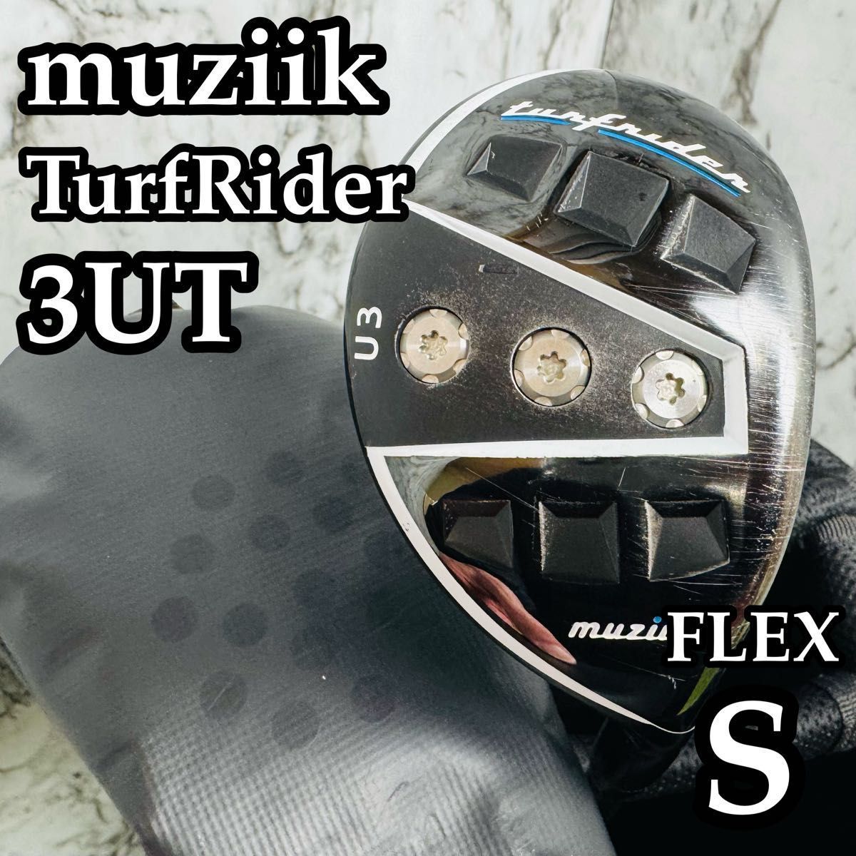 【希少レア】ムジーク ターフライダー 3UT ユーティリティ メンズ S 希少レア】ムジーク ターフライダー 3UT ユーティリティ メンズ S