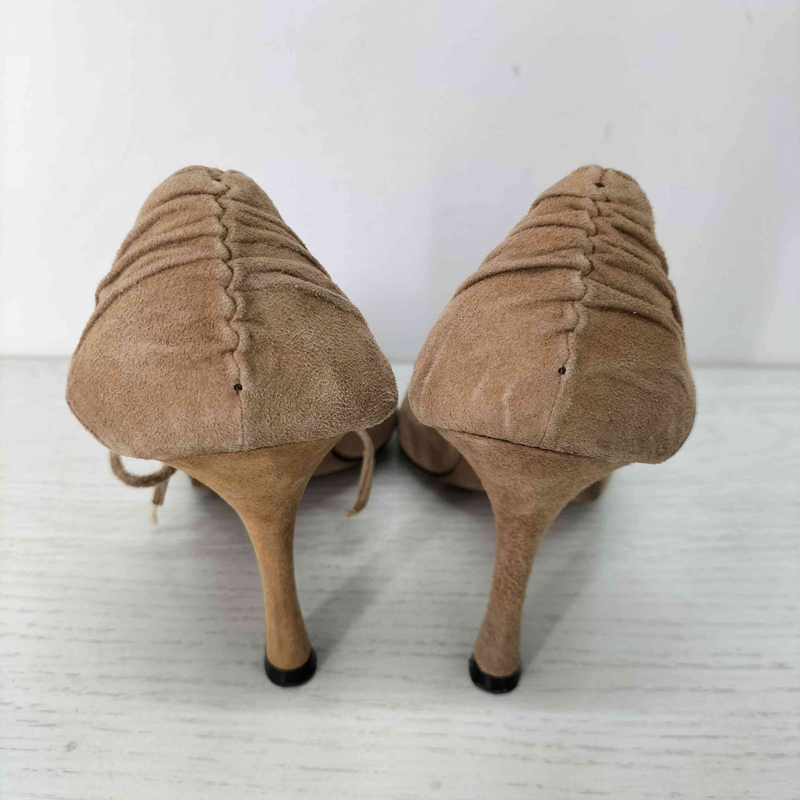 マノロブラニク MANOLO BLAHNIK スウェード ヒール パンプス