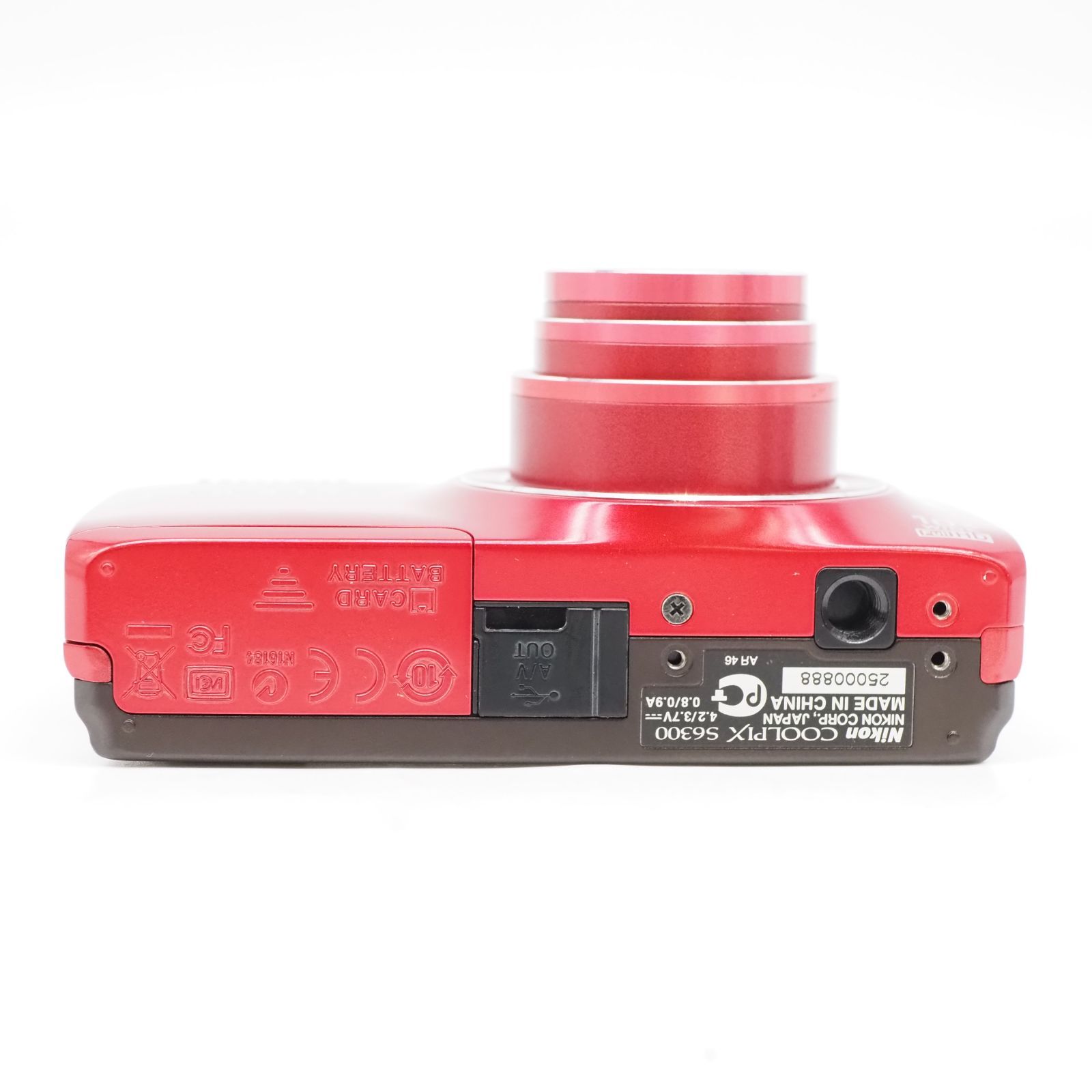 □美品□ Nikon COOLPIX S6300 レッド #22011 - メルカリ