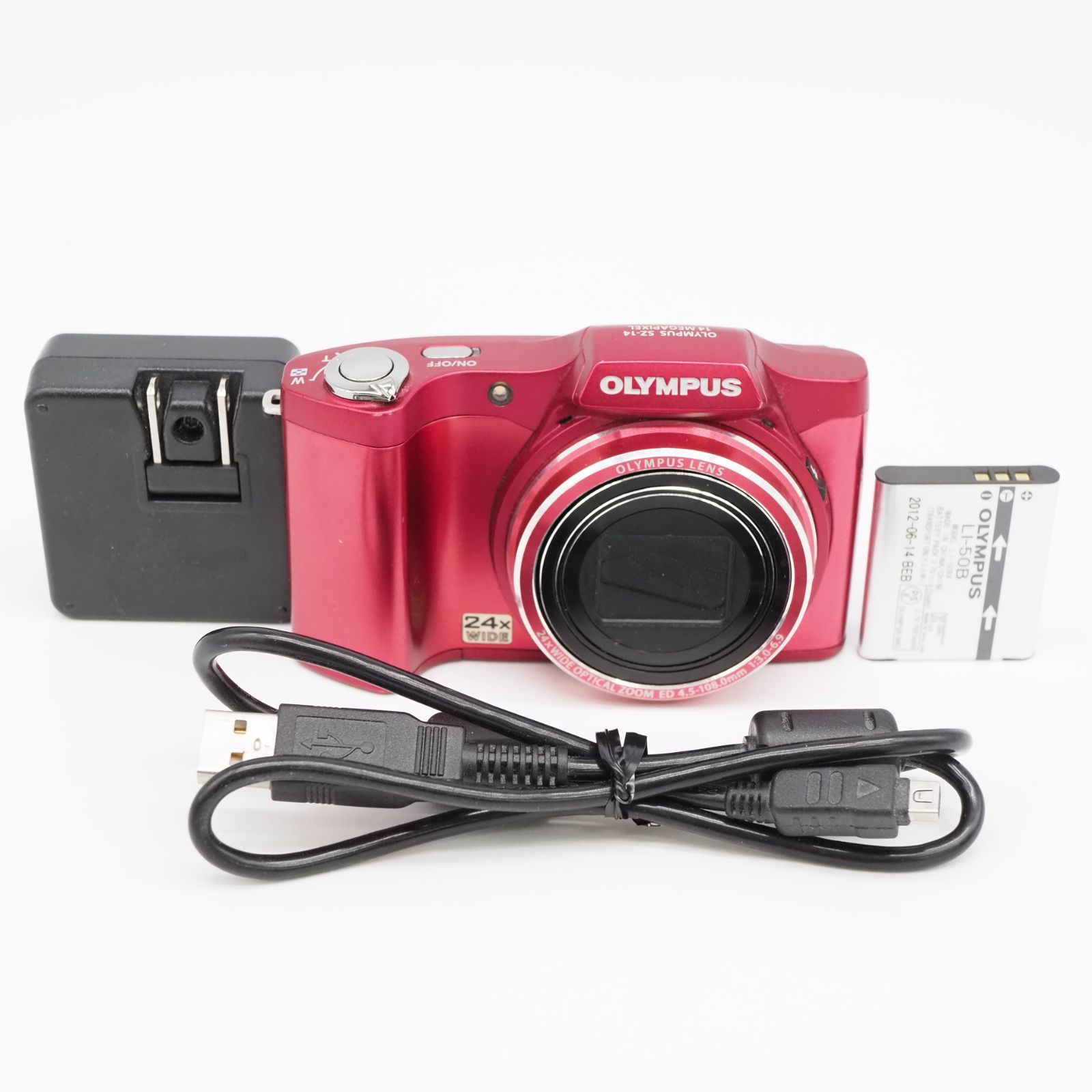 □実用品□ OLYMPUS SZ-14 レッド #14011 - メルカリ
