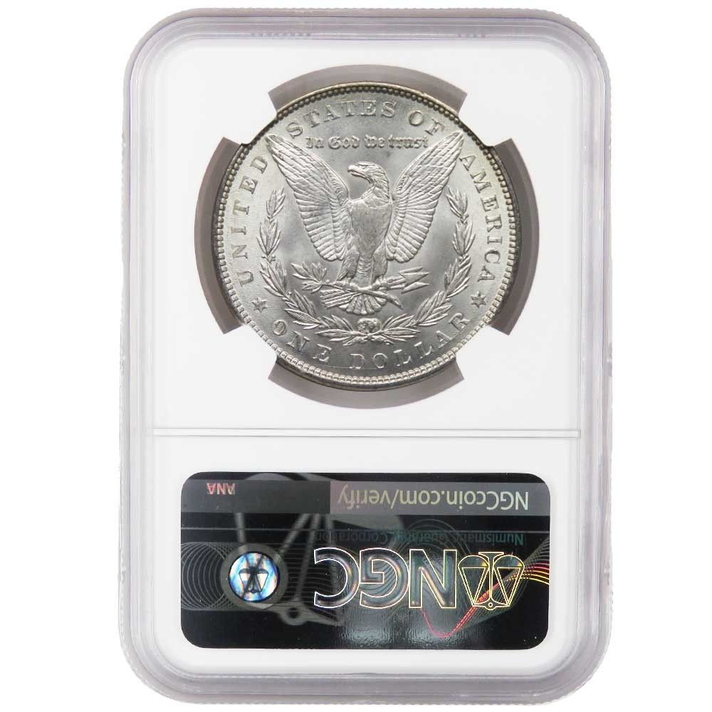 1887年 1ドル モルガン銀貨 NGC MS65 ブラウンラベル - メルカリ