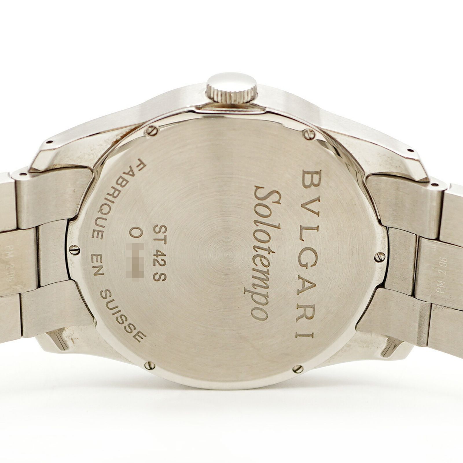 ブルガリ ソロテンポ ST42S 黒文字盤腕時計 メンズ - メルカリ