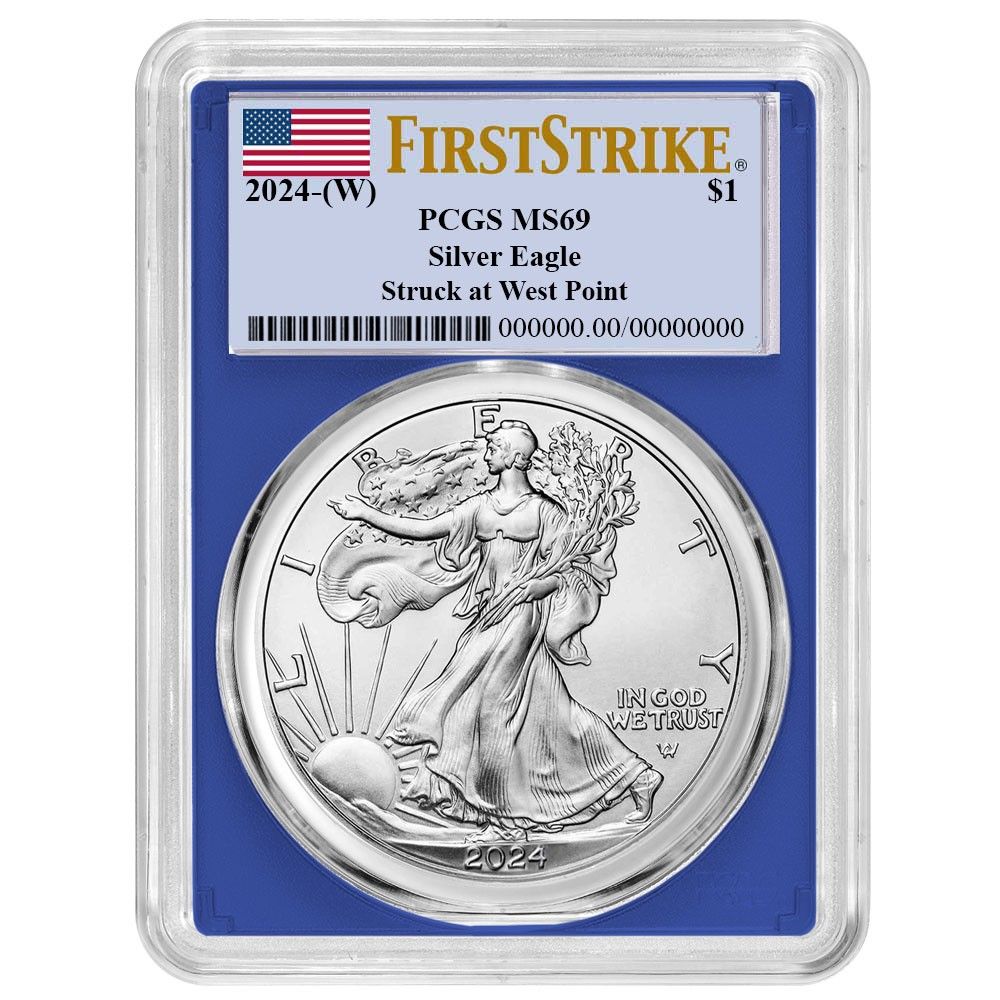 2024年 (W) 1ドル アメリカン シルバー イーグル PCGS MS69 FS
