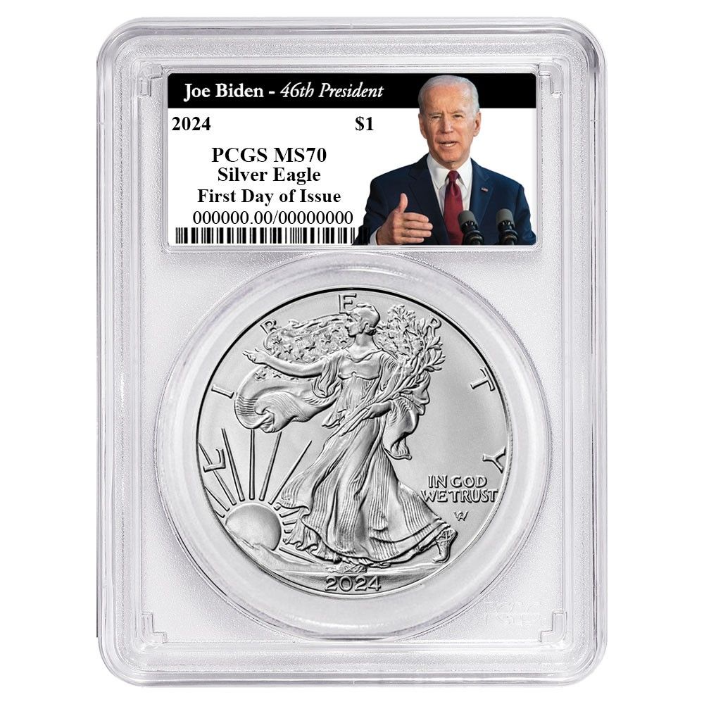 新品】シルバー イーグル銀貨2024 Eagle PCGS MS70 プレセール - 2024