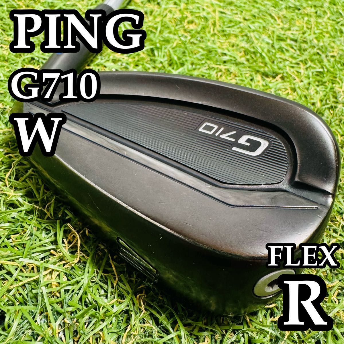 良品】ピン G710 青ドット W ウェッジ メンズ 右利き用 スチール R