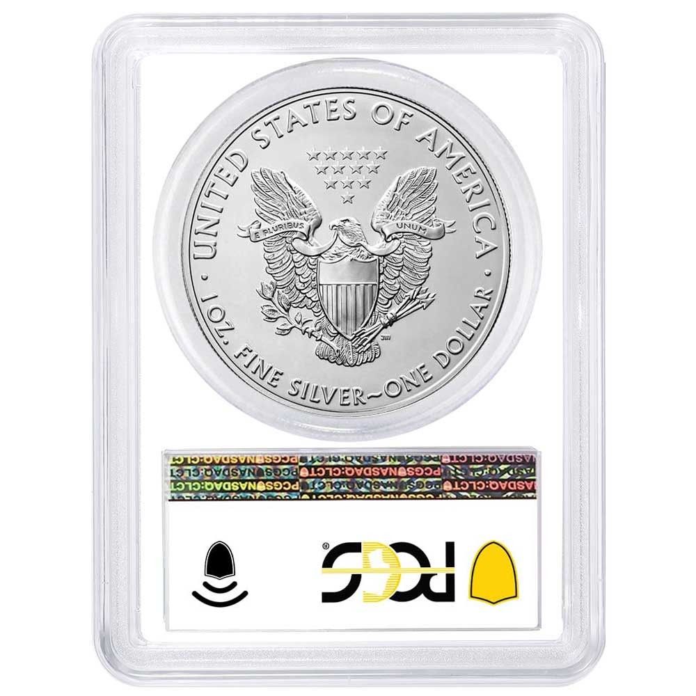 2021年 (W) $1 タイプ1 アメリカンシルバーイーグル PCGS MS70