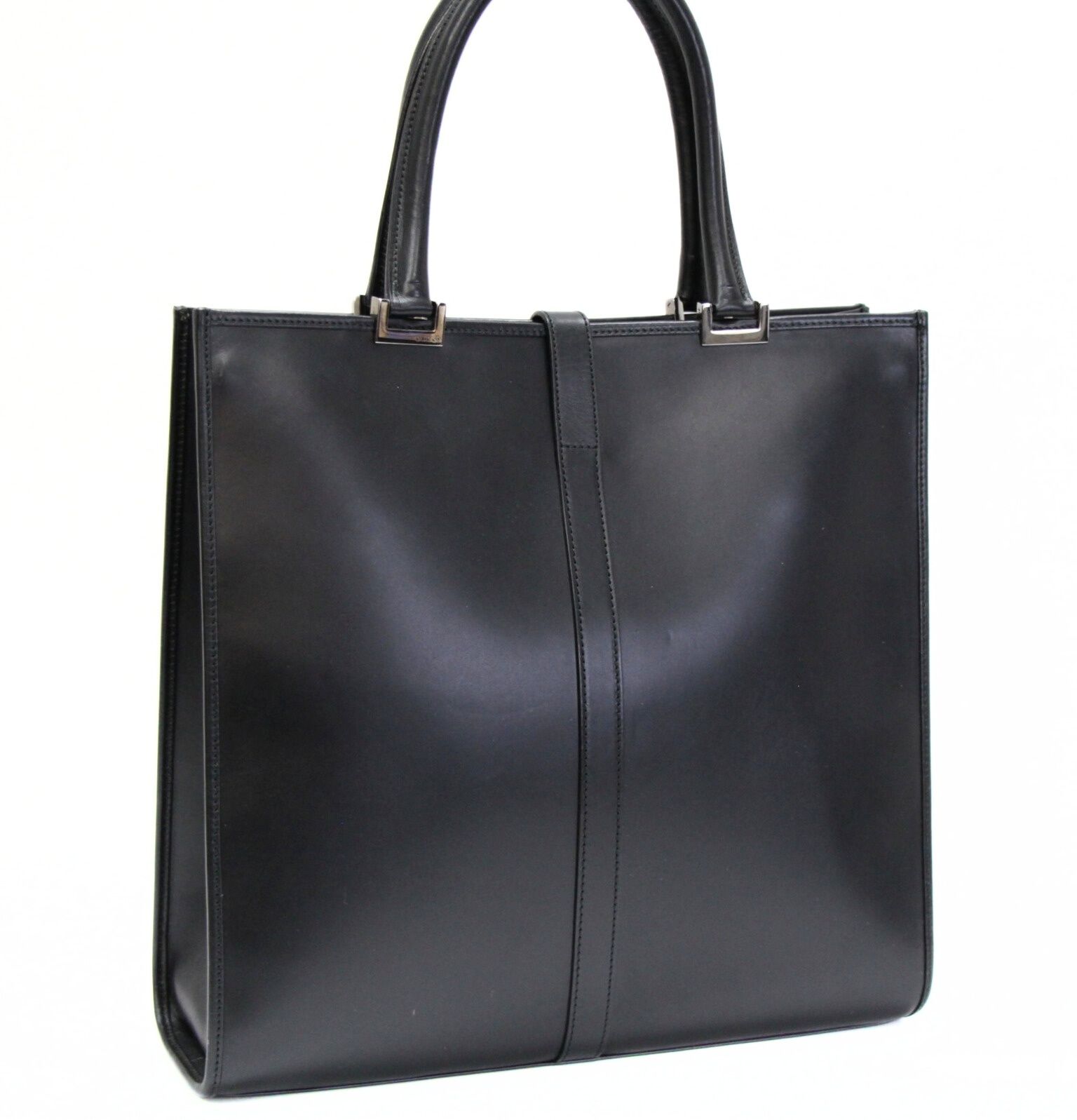 グッチ GUCCI ジャッキー ハンドバッグ トートバッグ カーフレザー 黒