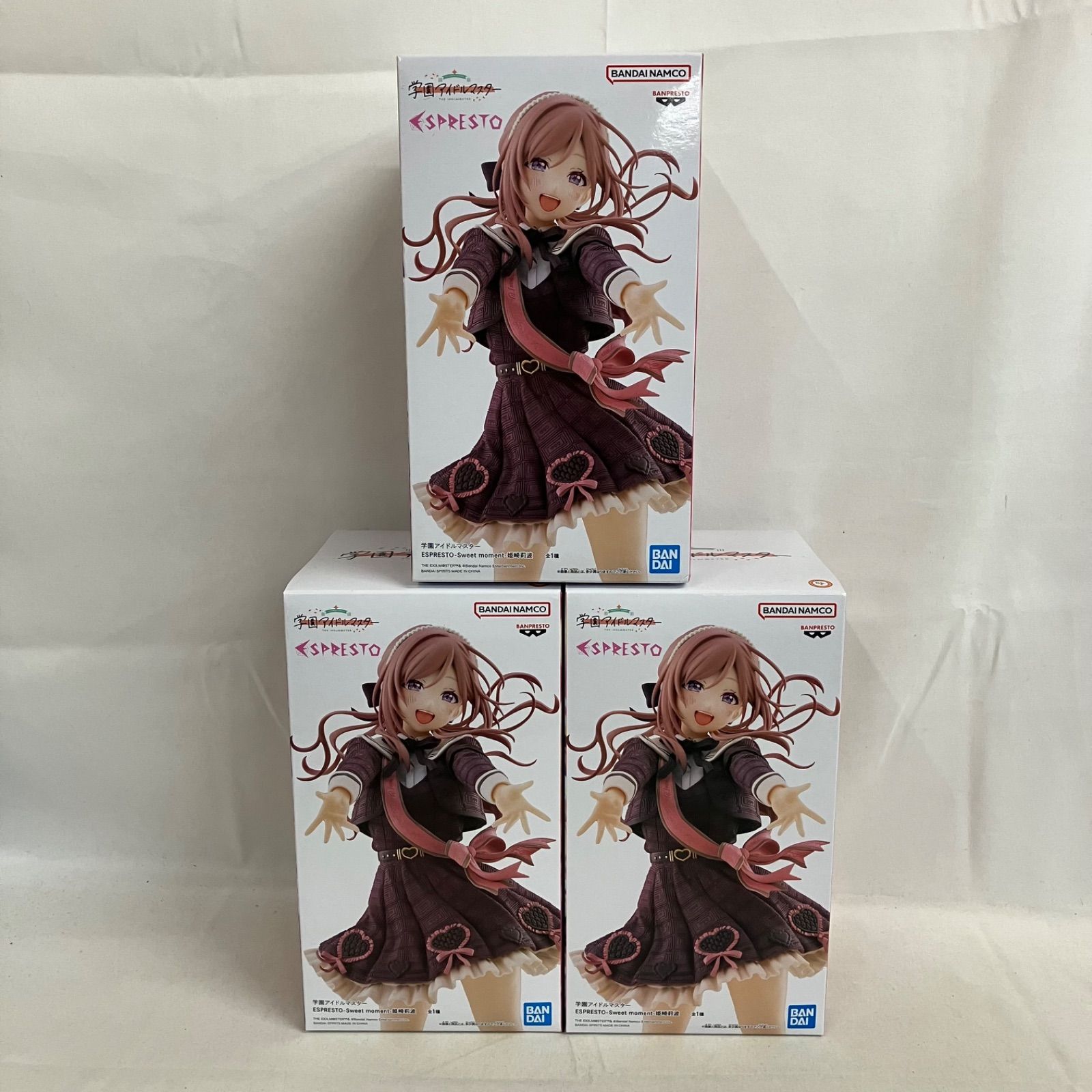 未開封 学園アイドルマスター ESPRESTO 姫崎莉波 フィギュア 3個セット 