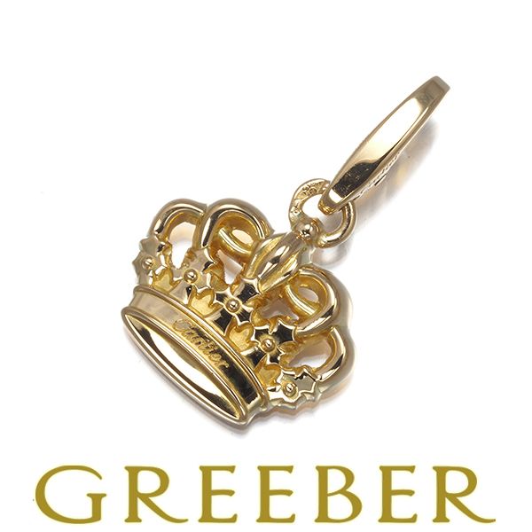 カルティエ ペンダントトップ クラウン チャーム K18YG #185707 - メルカリ